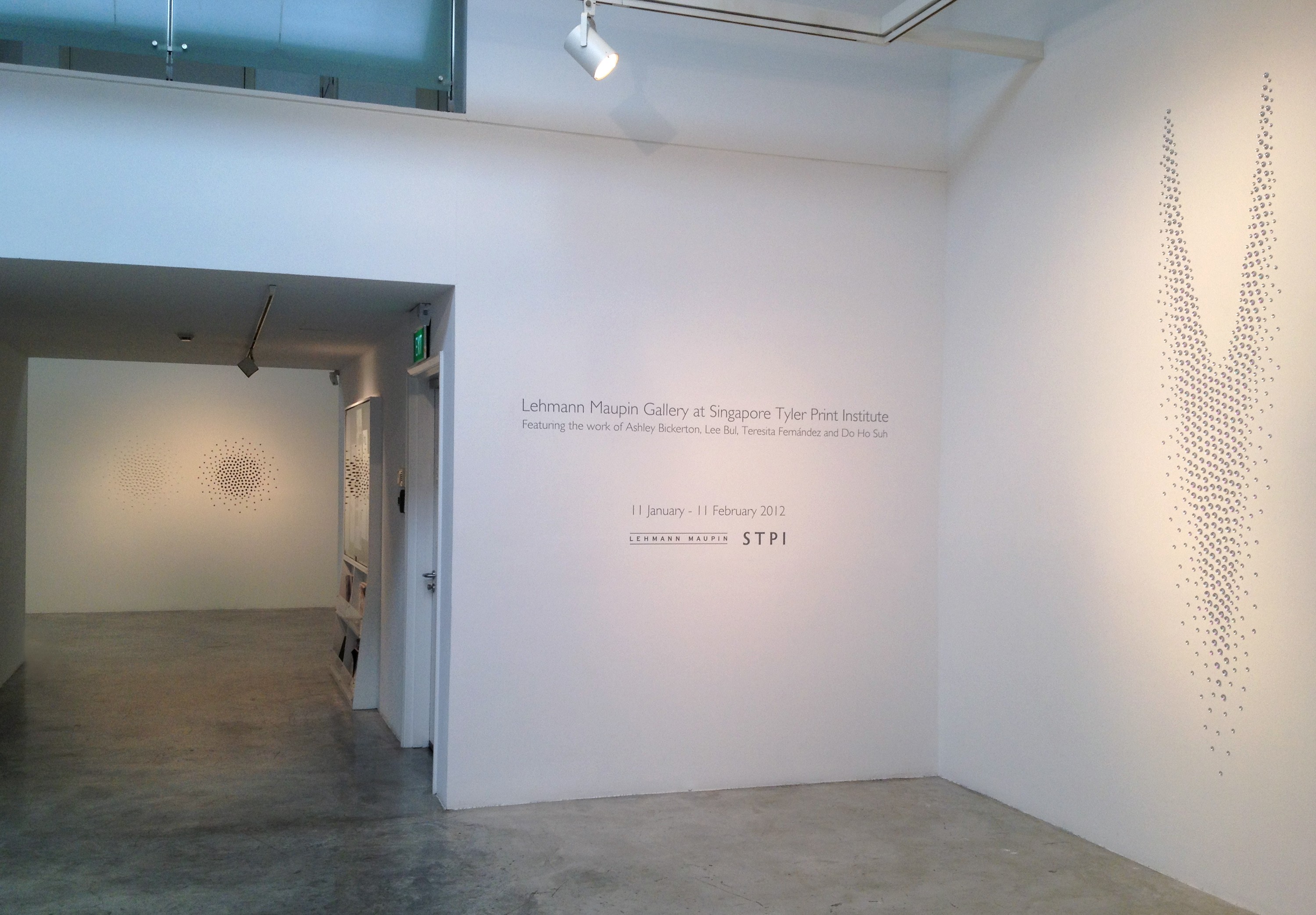 Installation view of Lehmann Maupin at Singapore Tyler Print Institute (STPI)