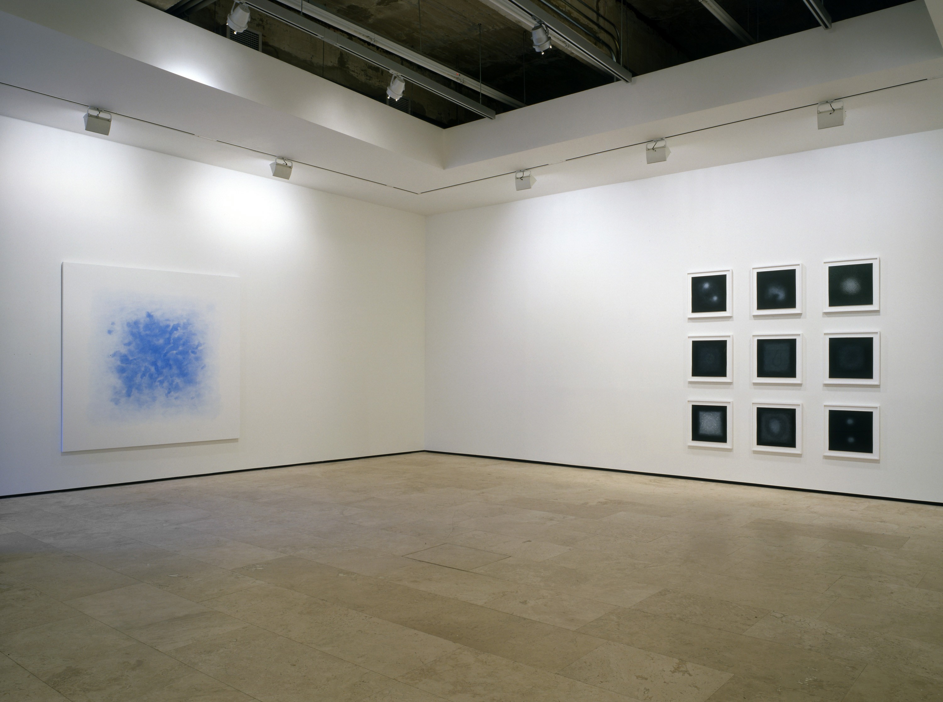 Installation view of Shirazeh Houshiary at Lehmann Maupin New York