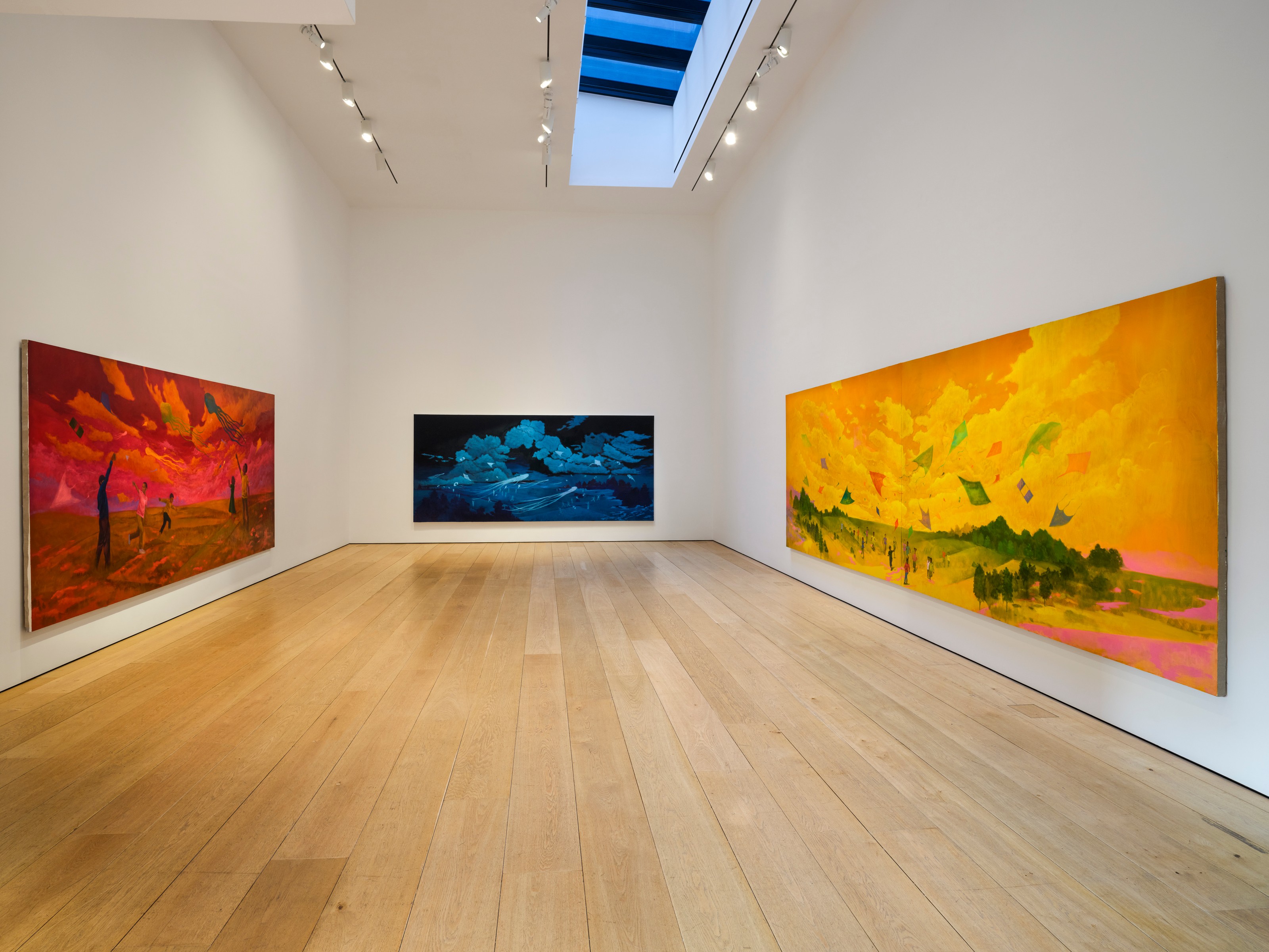 Installation view of Dominic Chambers at Lehmann Maupin New York