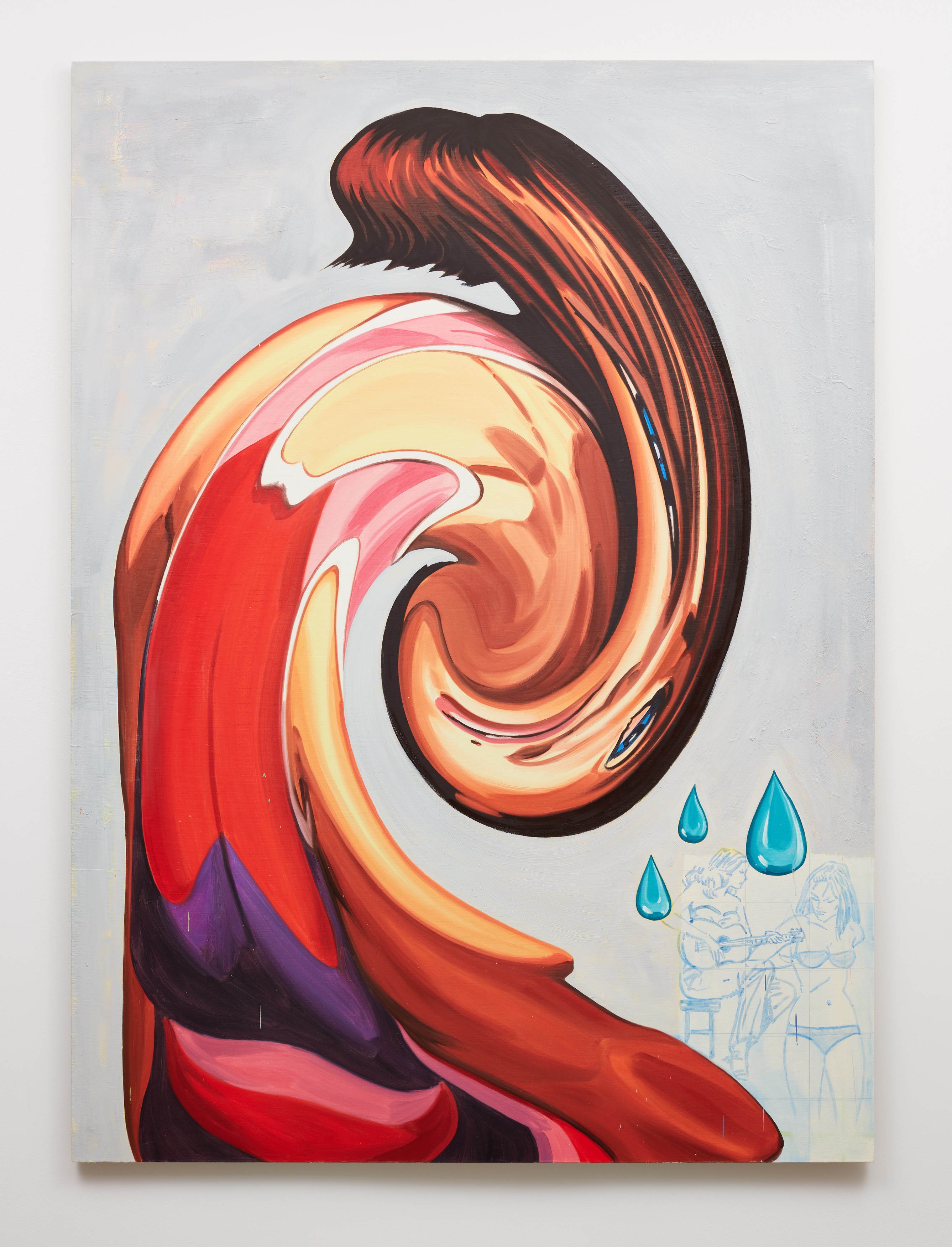Painting by David Salle