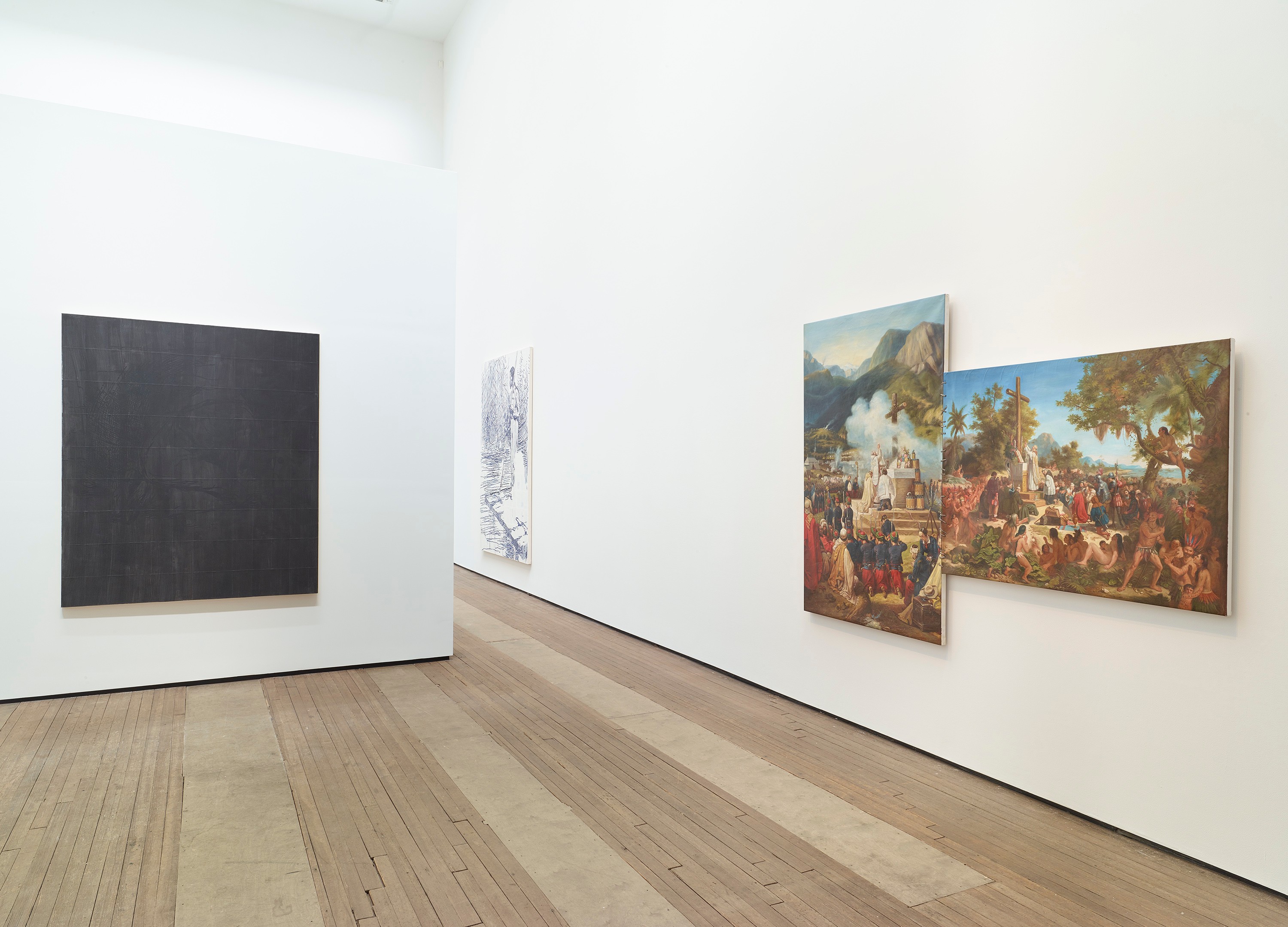 Installation view of Repossession at Lehmann Maupin New York