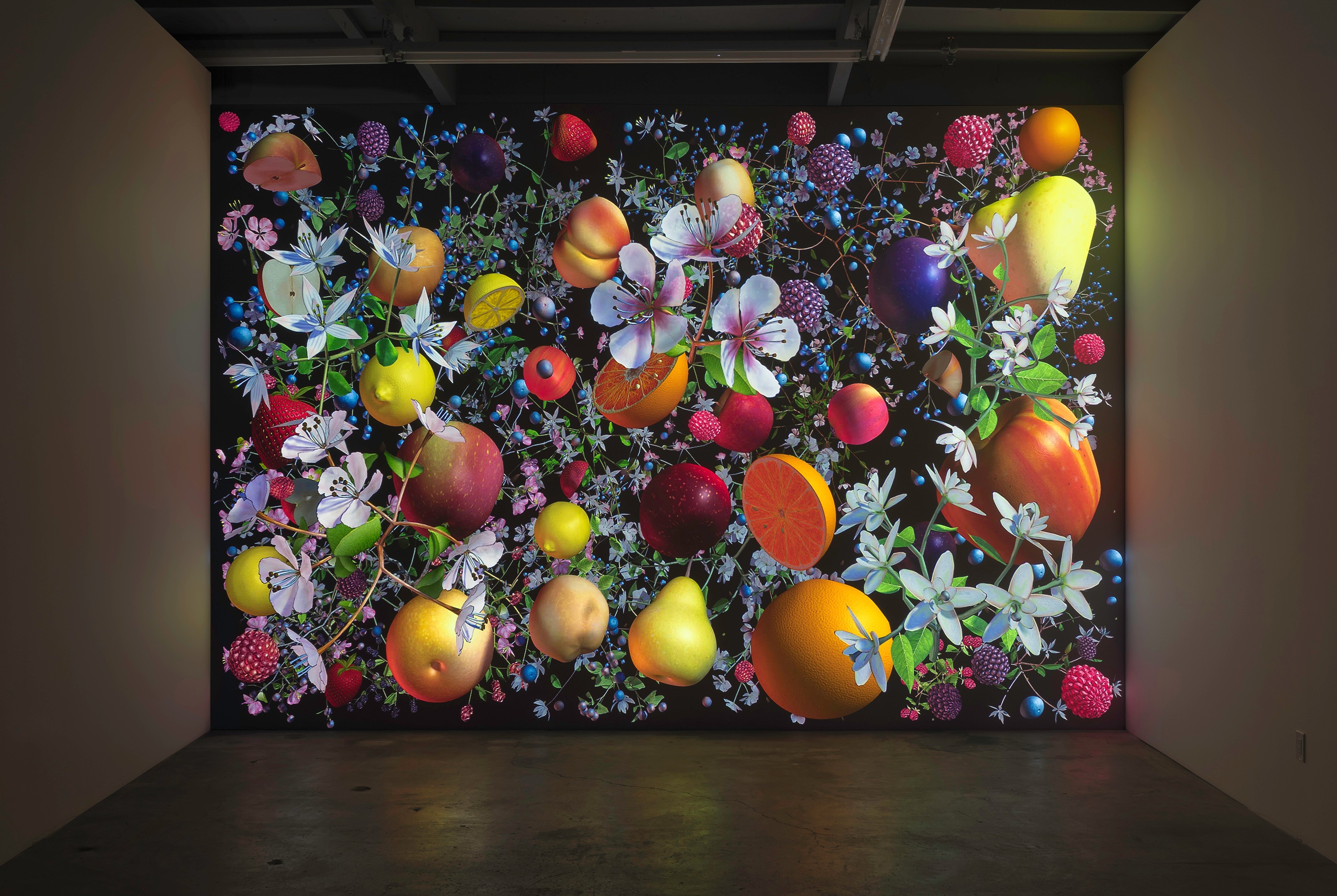 Video installation by Jennifer Steinkamp