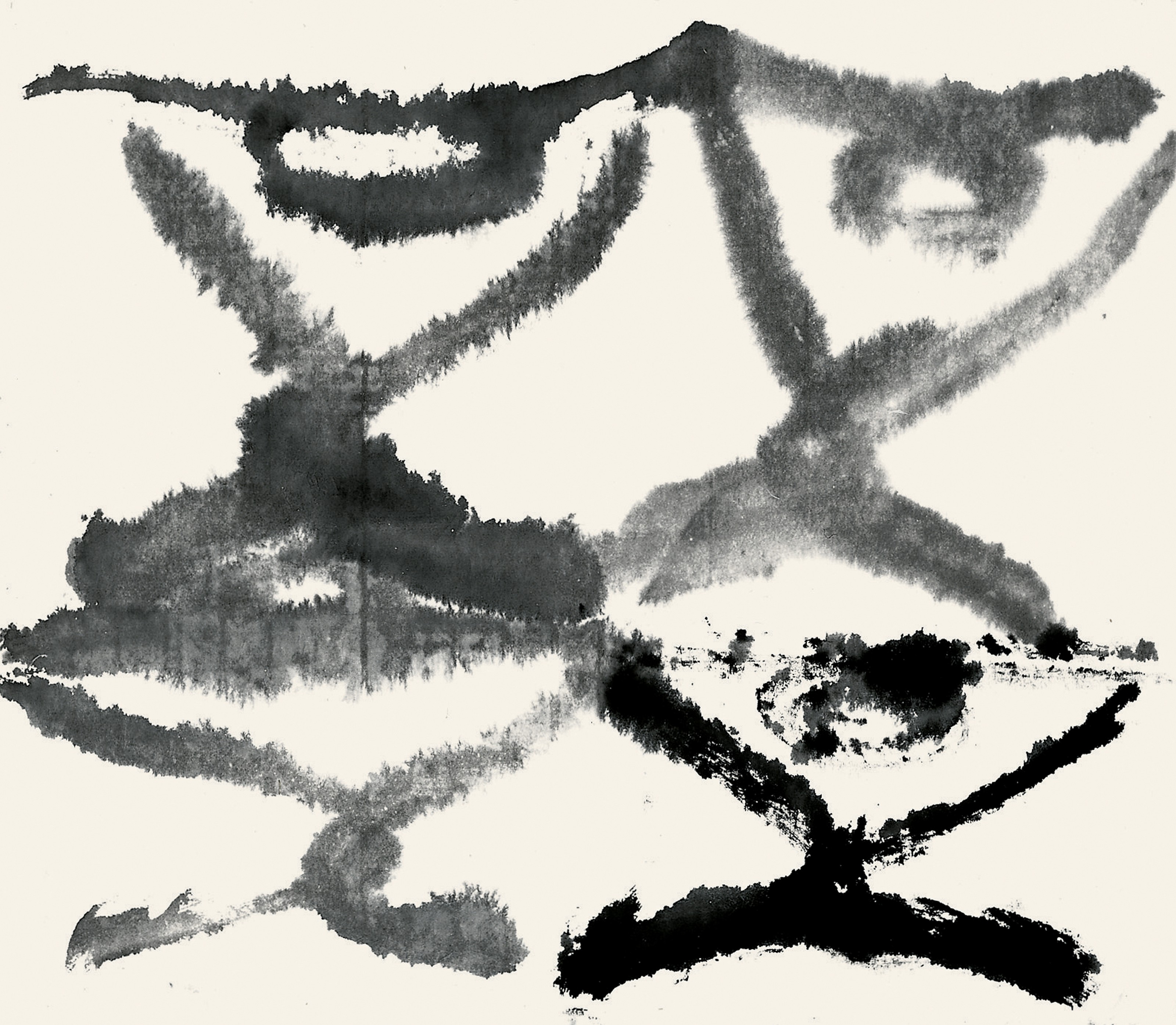 Work on paper by Suh Se Ok