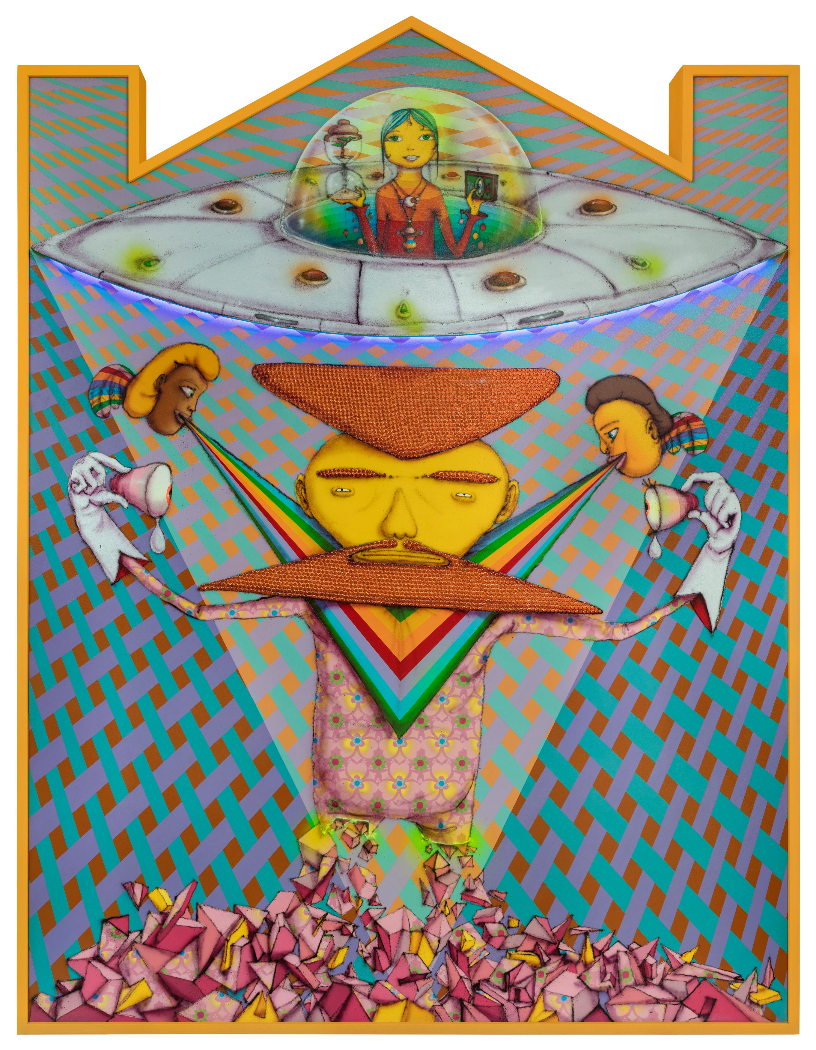 Painting by OSGEMEOS