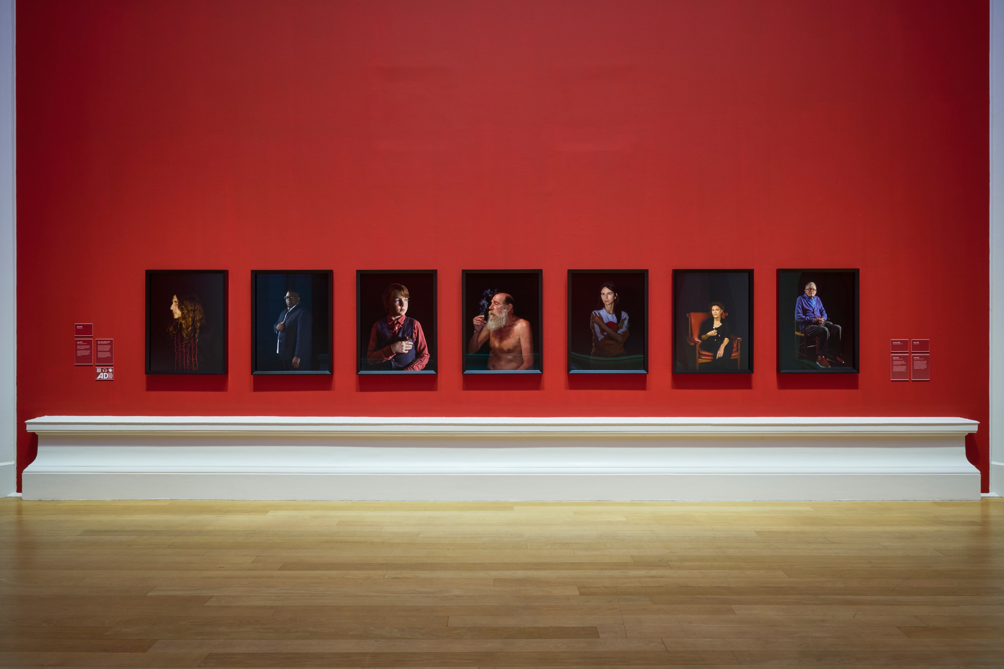 Installation view of To Be Seen at National Galleries of Scotland
