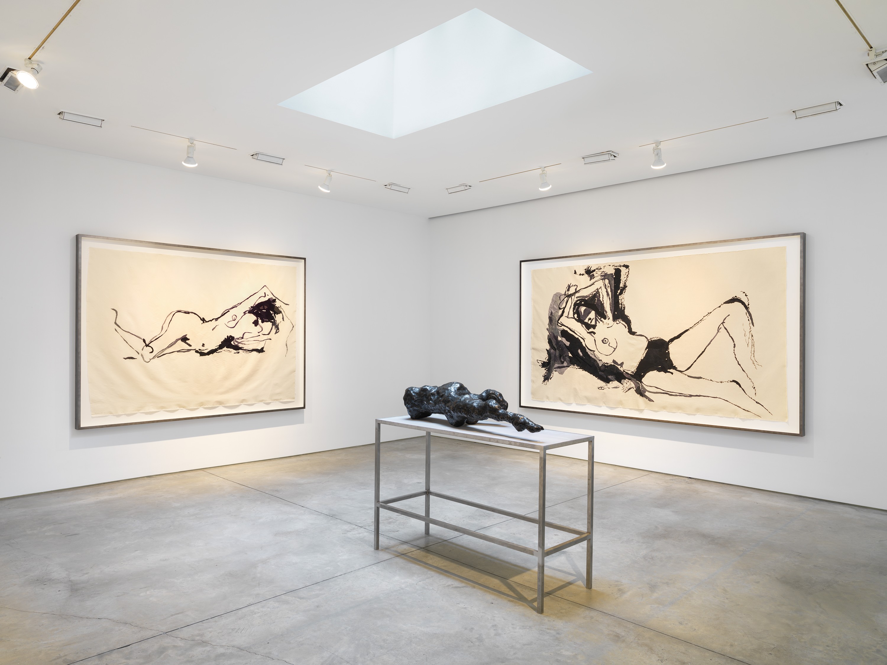 Installation view of Tracey Emin at Lehmann Maupin New York