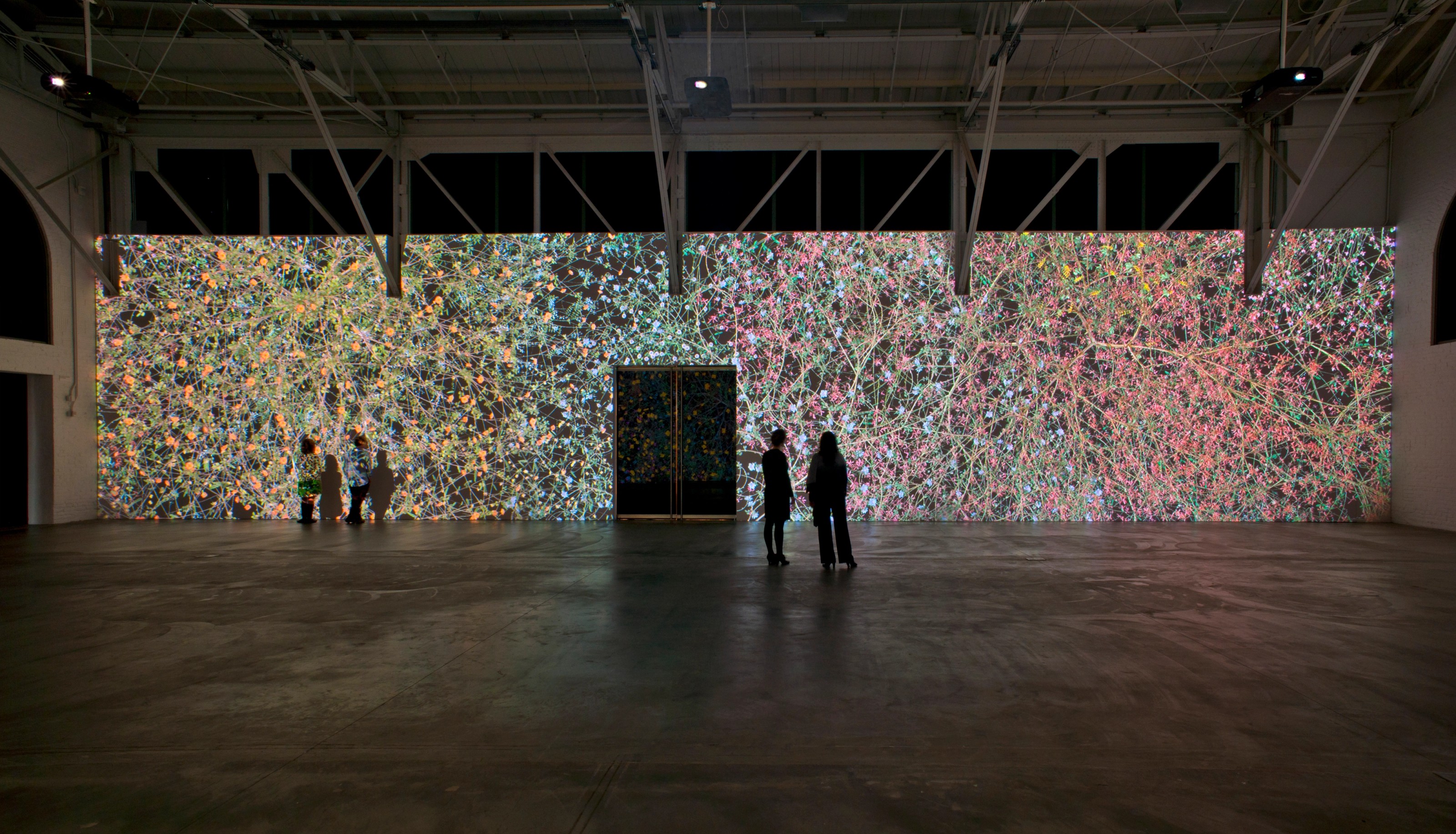 Installation view of Jennifer Steinkamp
