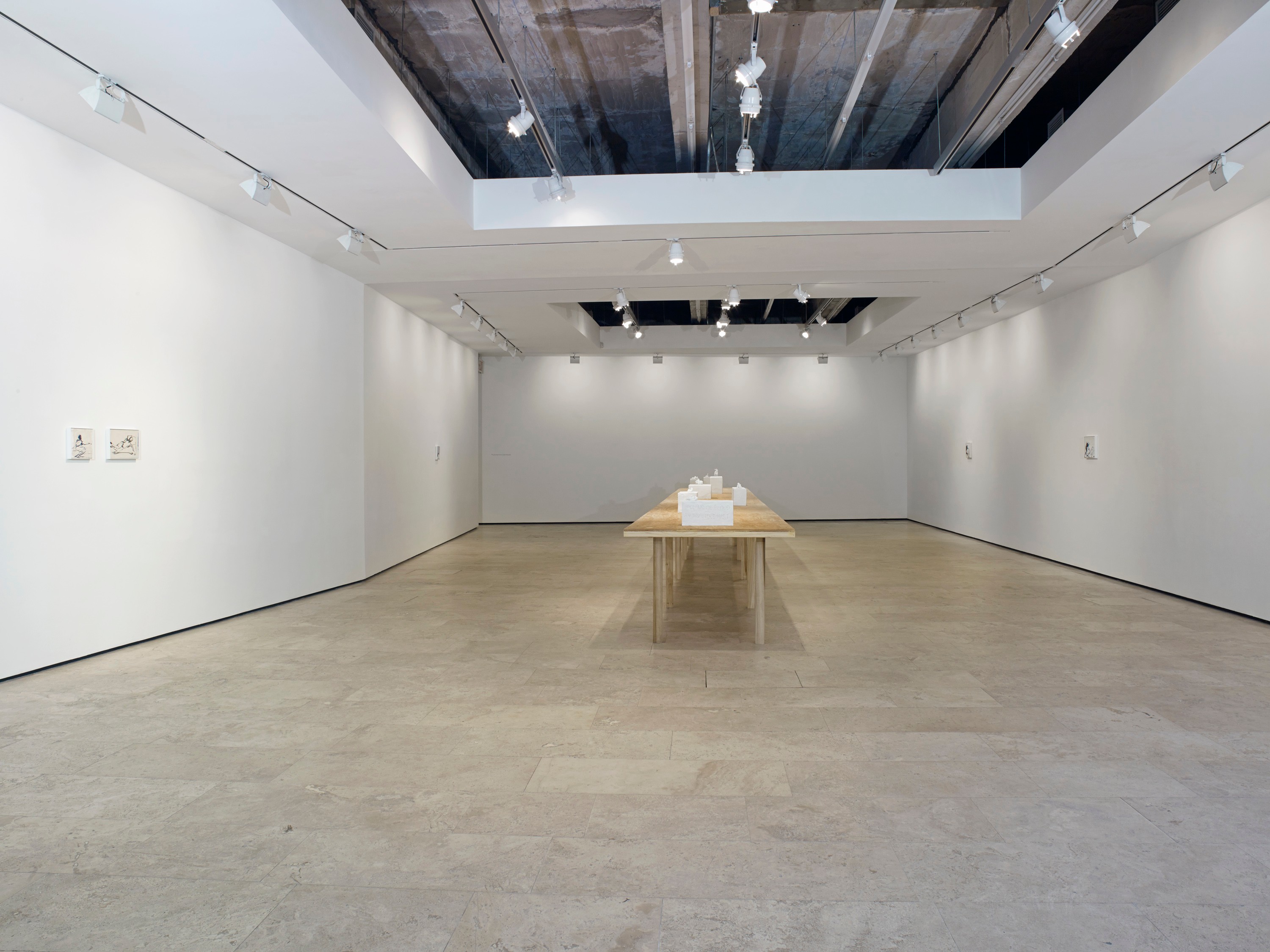 Installation view of I Followed You To The Sun at Lehmann Maupin New York