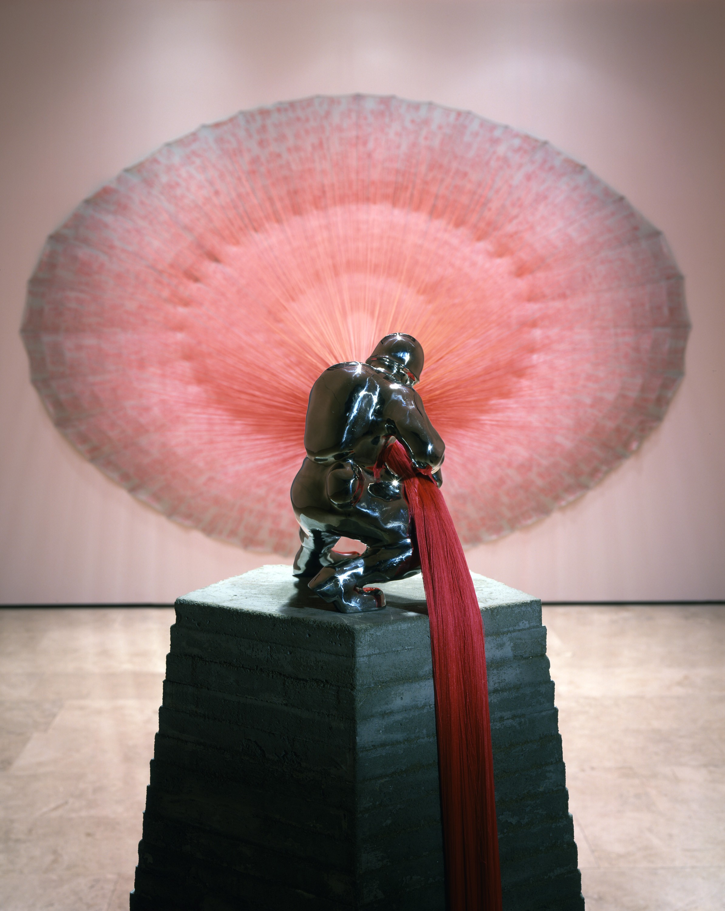 Installation view of Do Ho Suh at Lehmann Maupin New York