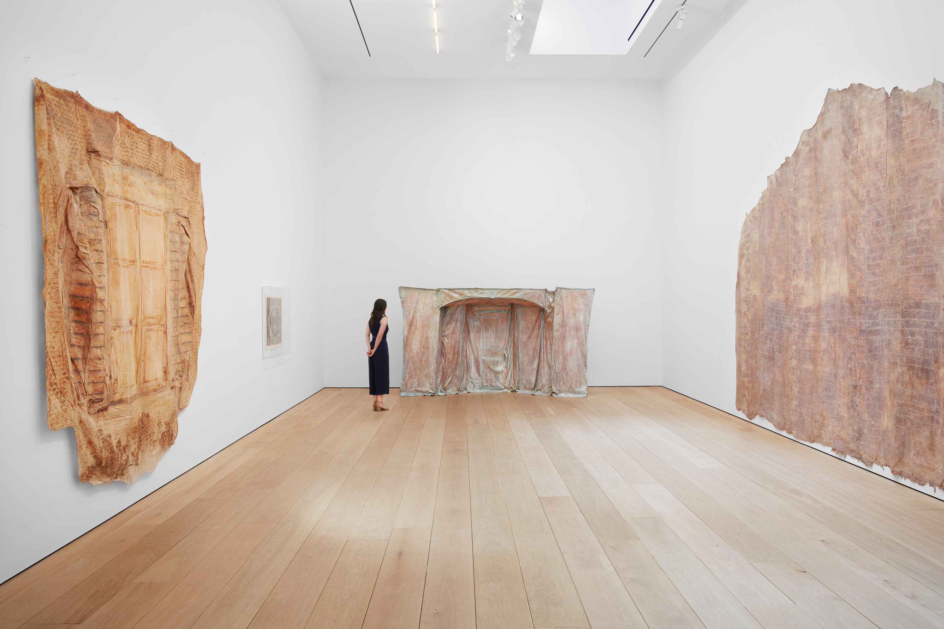 Installation view of Heidi Bucher at Lehmann Maupin New York