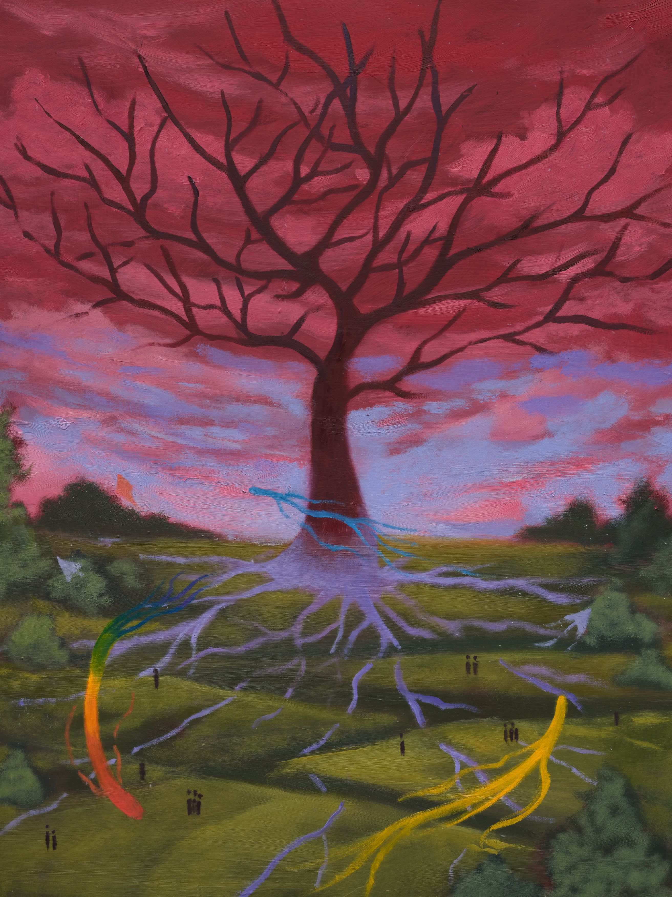 Painting by Dominic Chambers