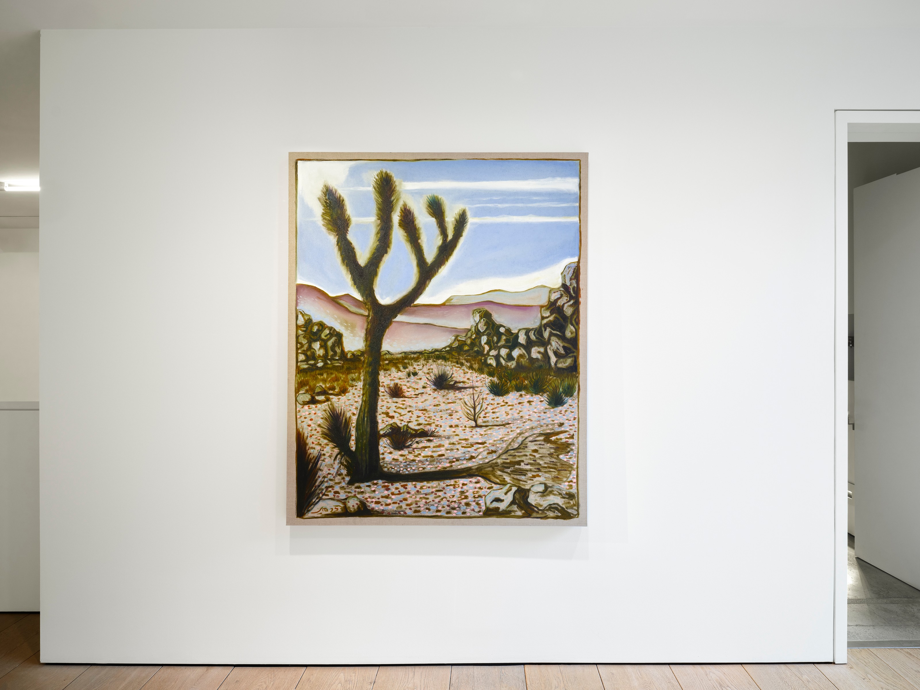 Installation view of Billy Childish at Lehmann Maupin New York