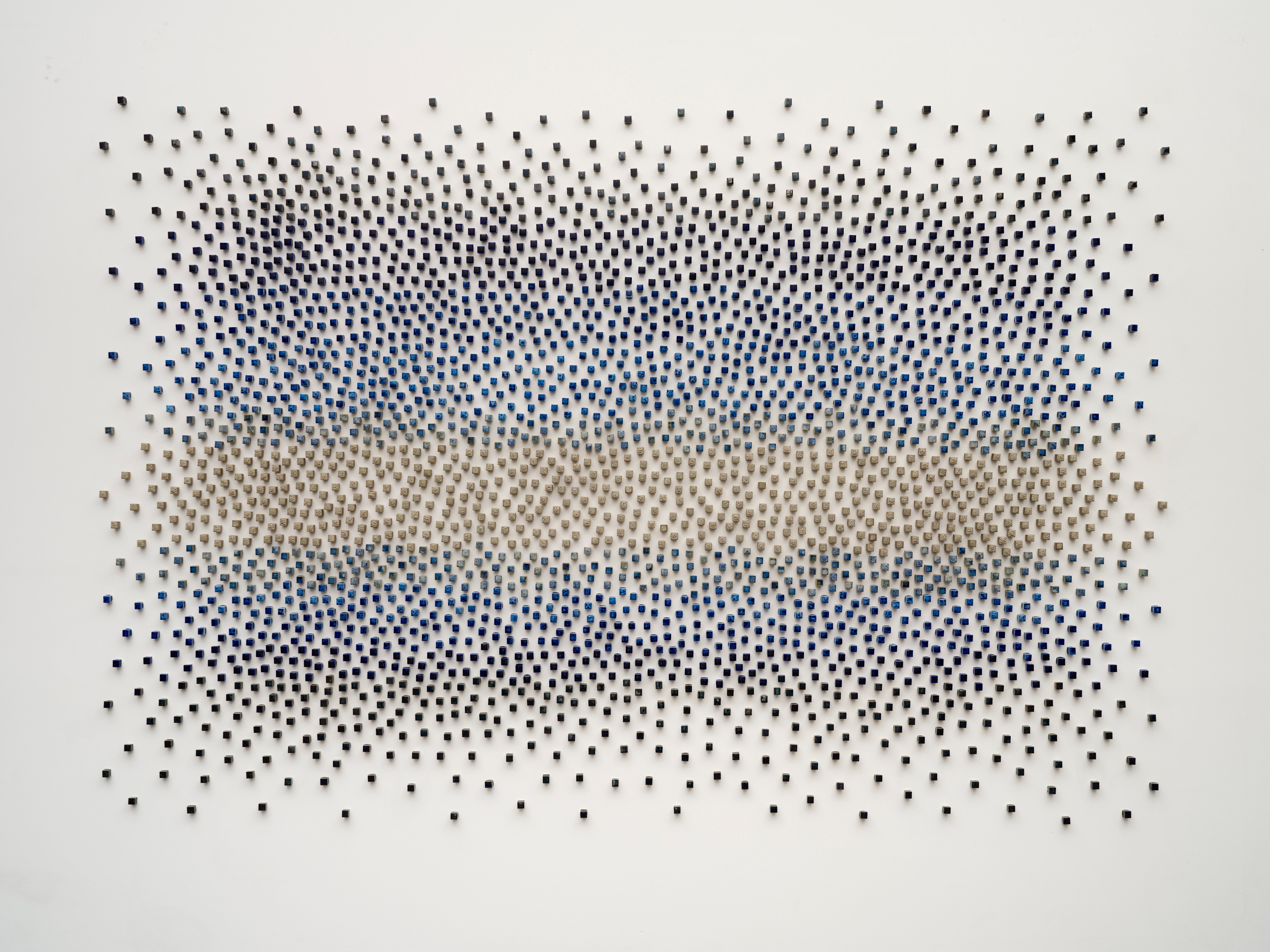 Ceramic wall work by Teresita Fernández