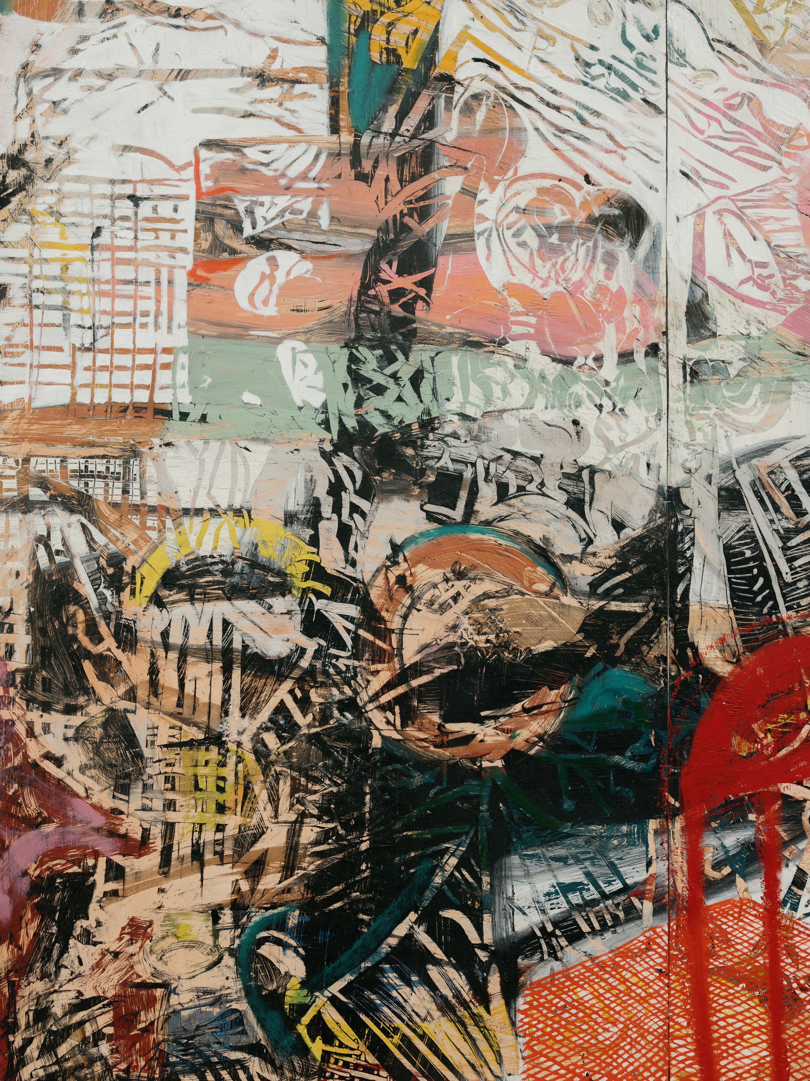 Detail of painting by Angel Otero