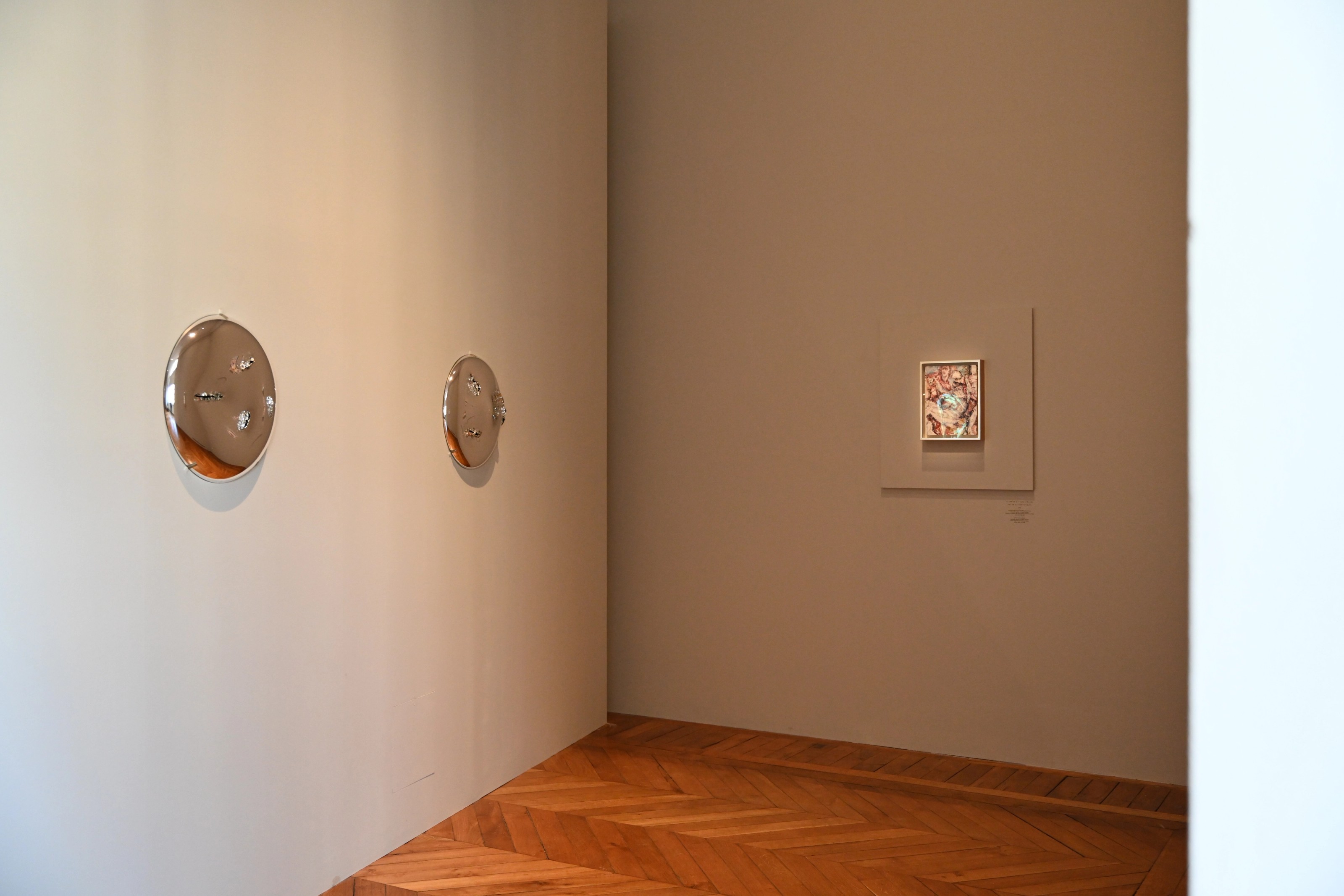 Installation view of Kader Attia at the Louvre