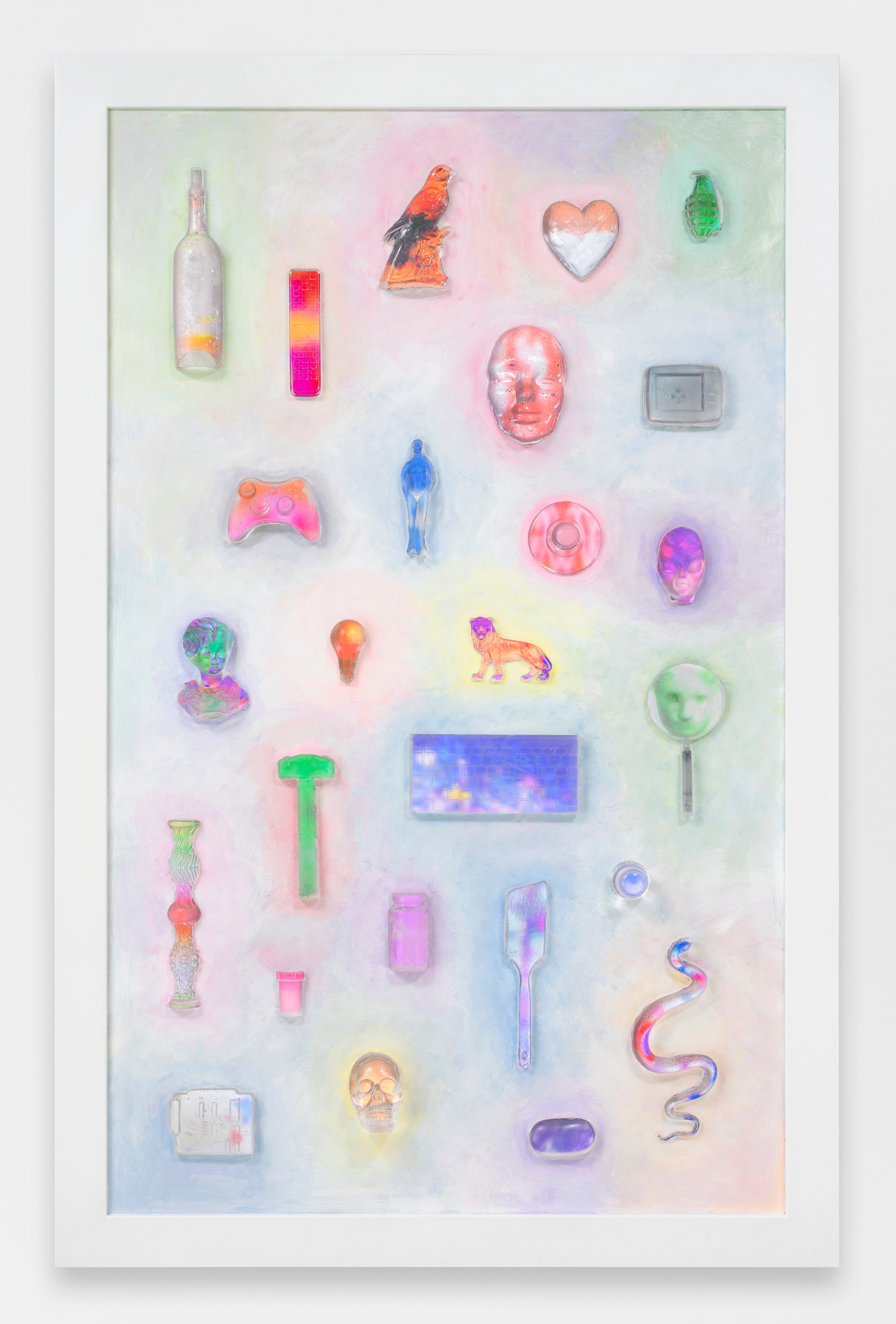 Sculpture & Video Panel by Tony Ourlser
