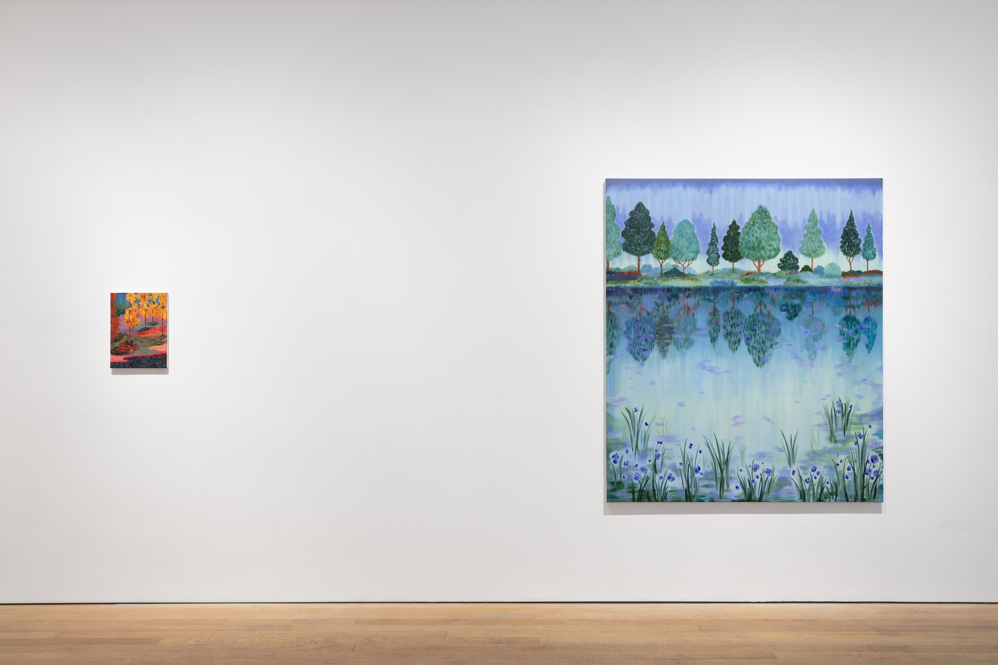 Installation view of Freya Douglas-Morris at Lehmann Maupin London