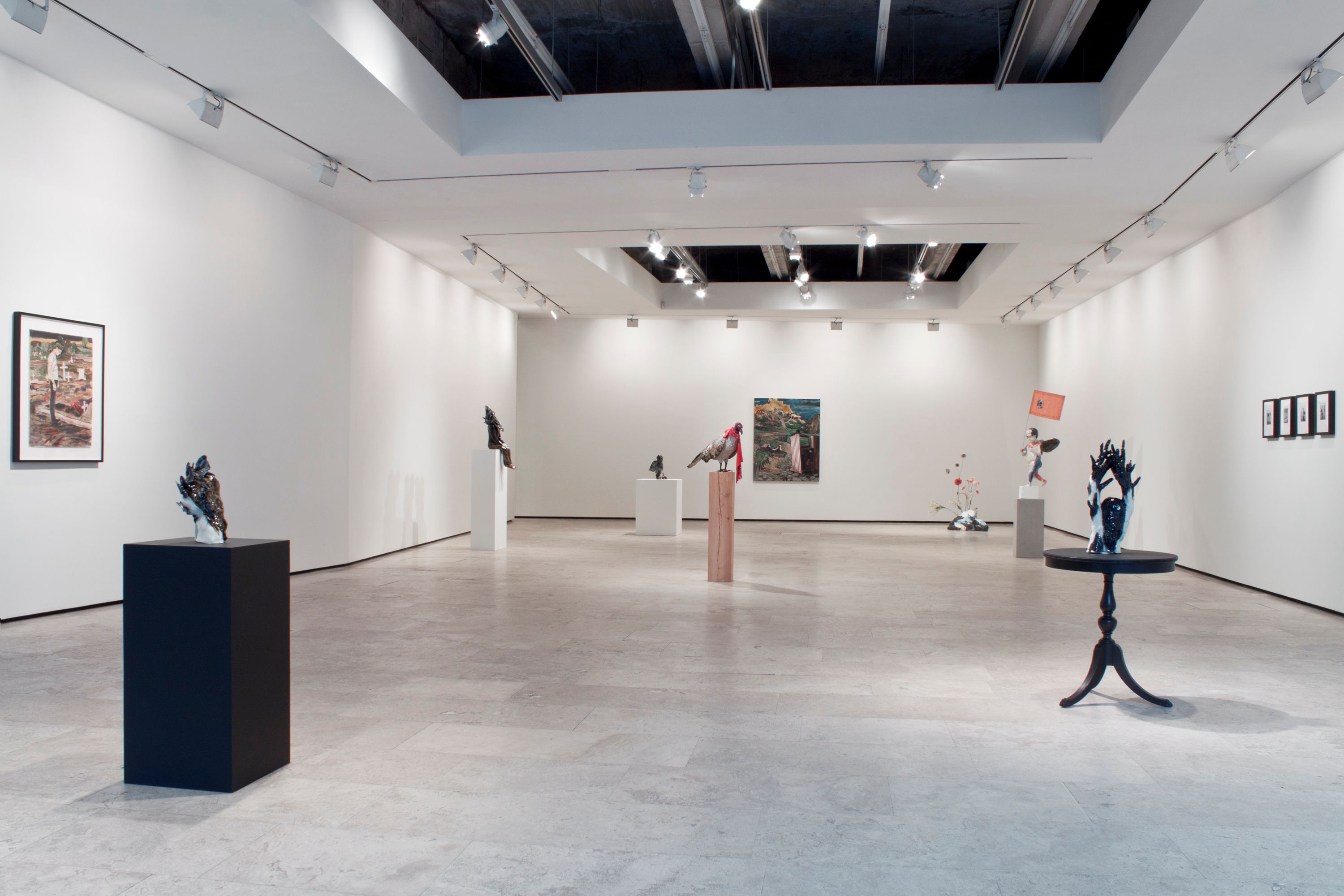 Installation of Summer Show at Lehmann Maupin New York