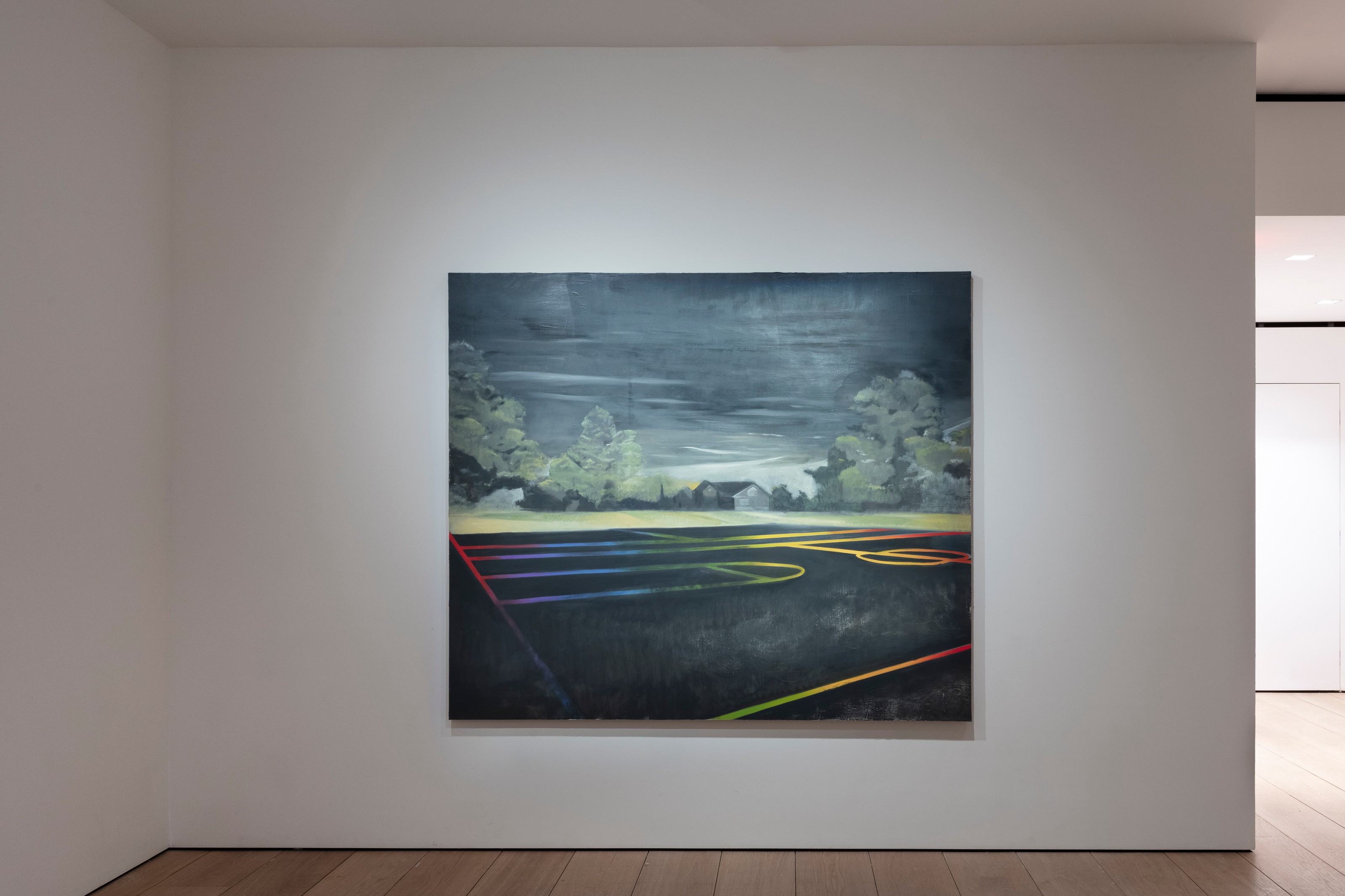 Installation view of Dominic Chambers at Lehmann Maupin New York