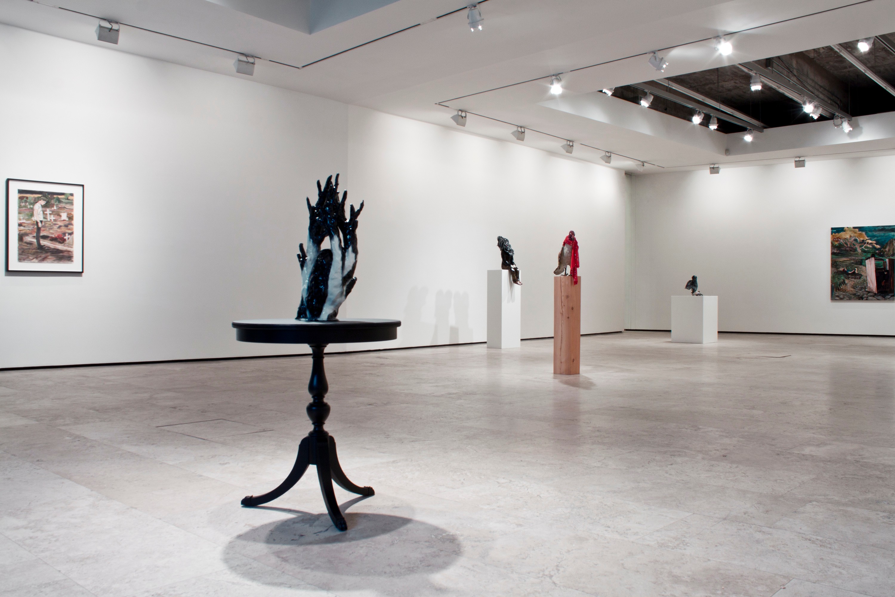 Installation of Summer Show at Lehmann Maupin New York