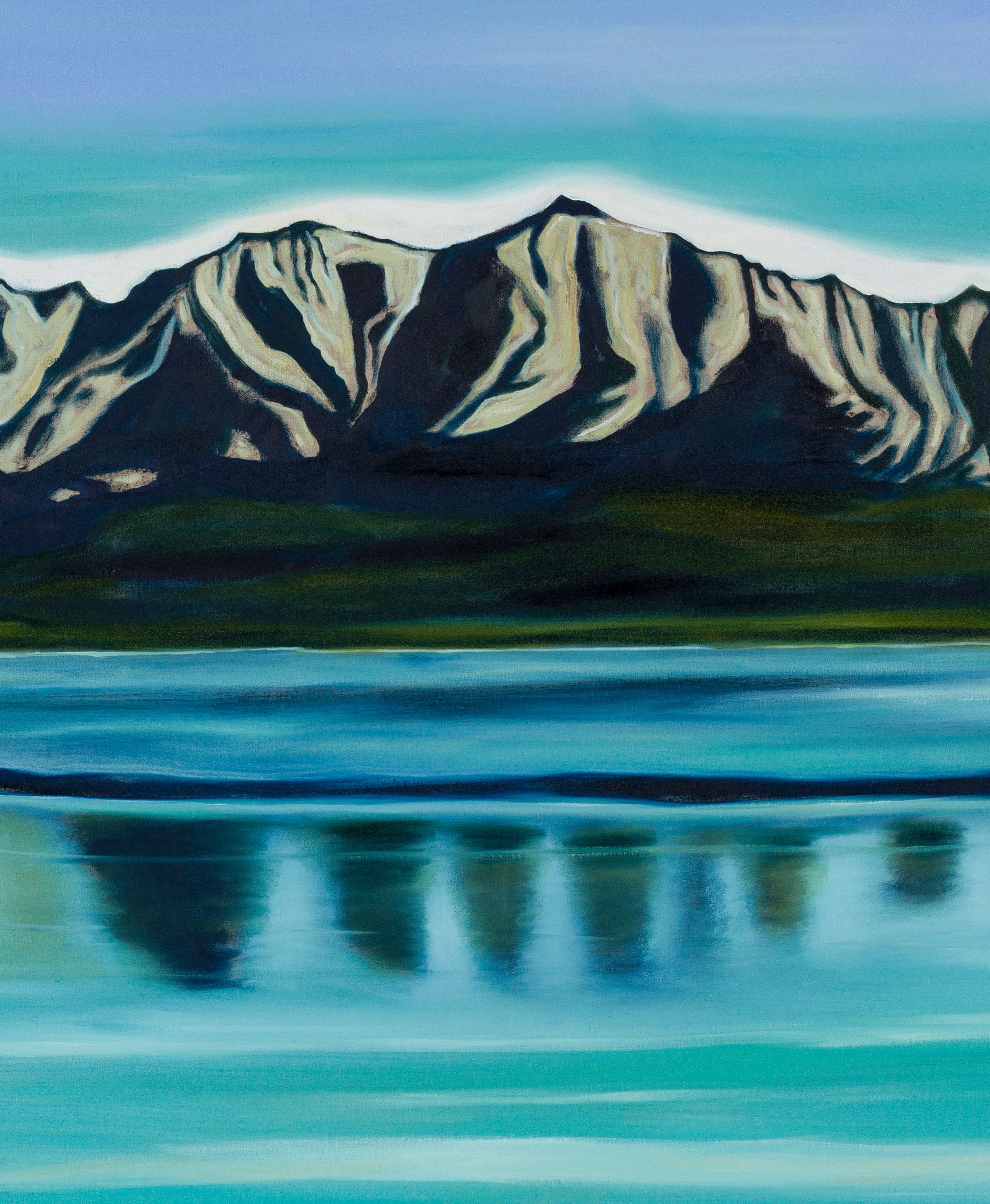Detail of painting by Billy Childish