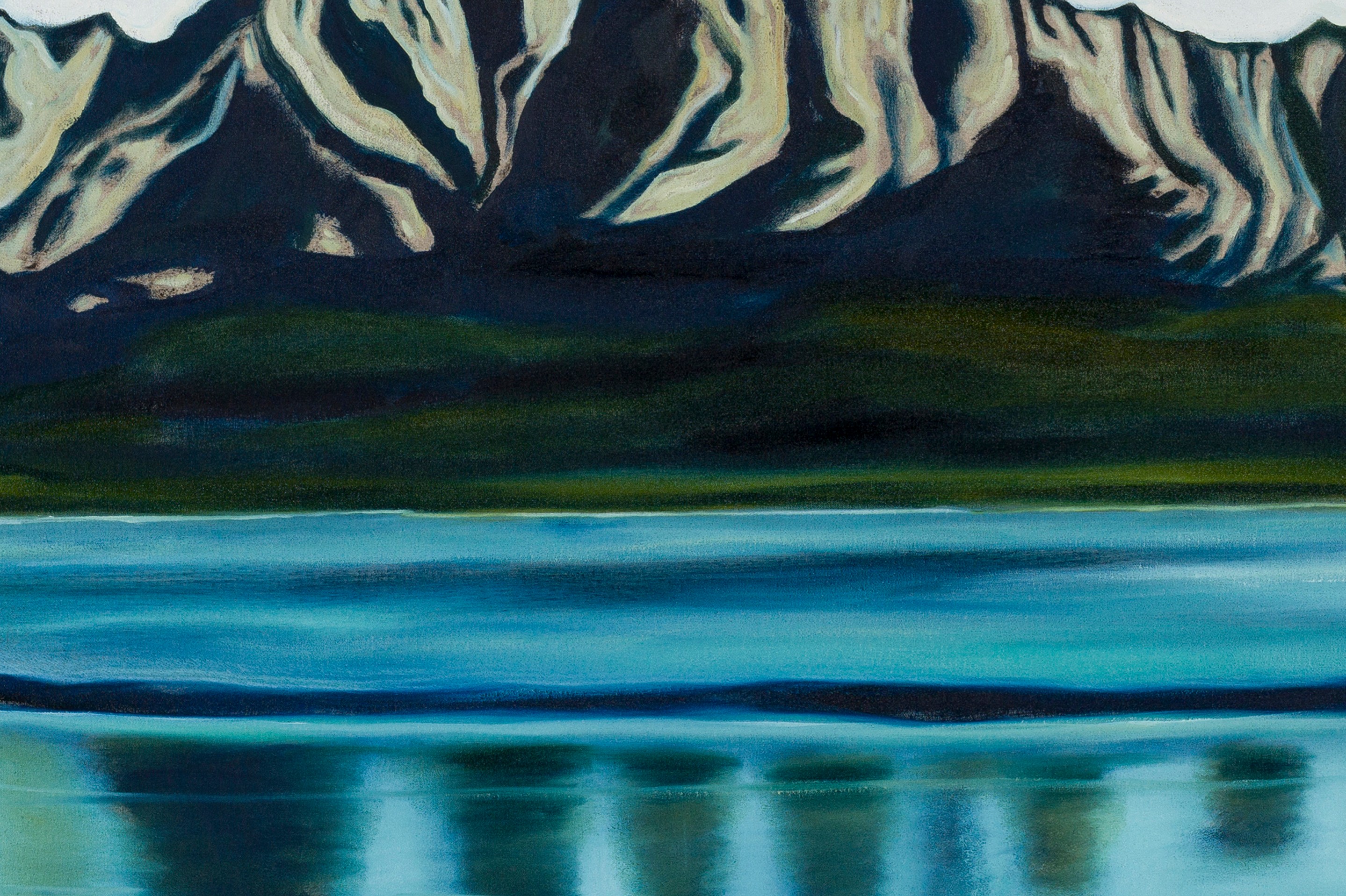 Detail of painting by Billy Childish