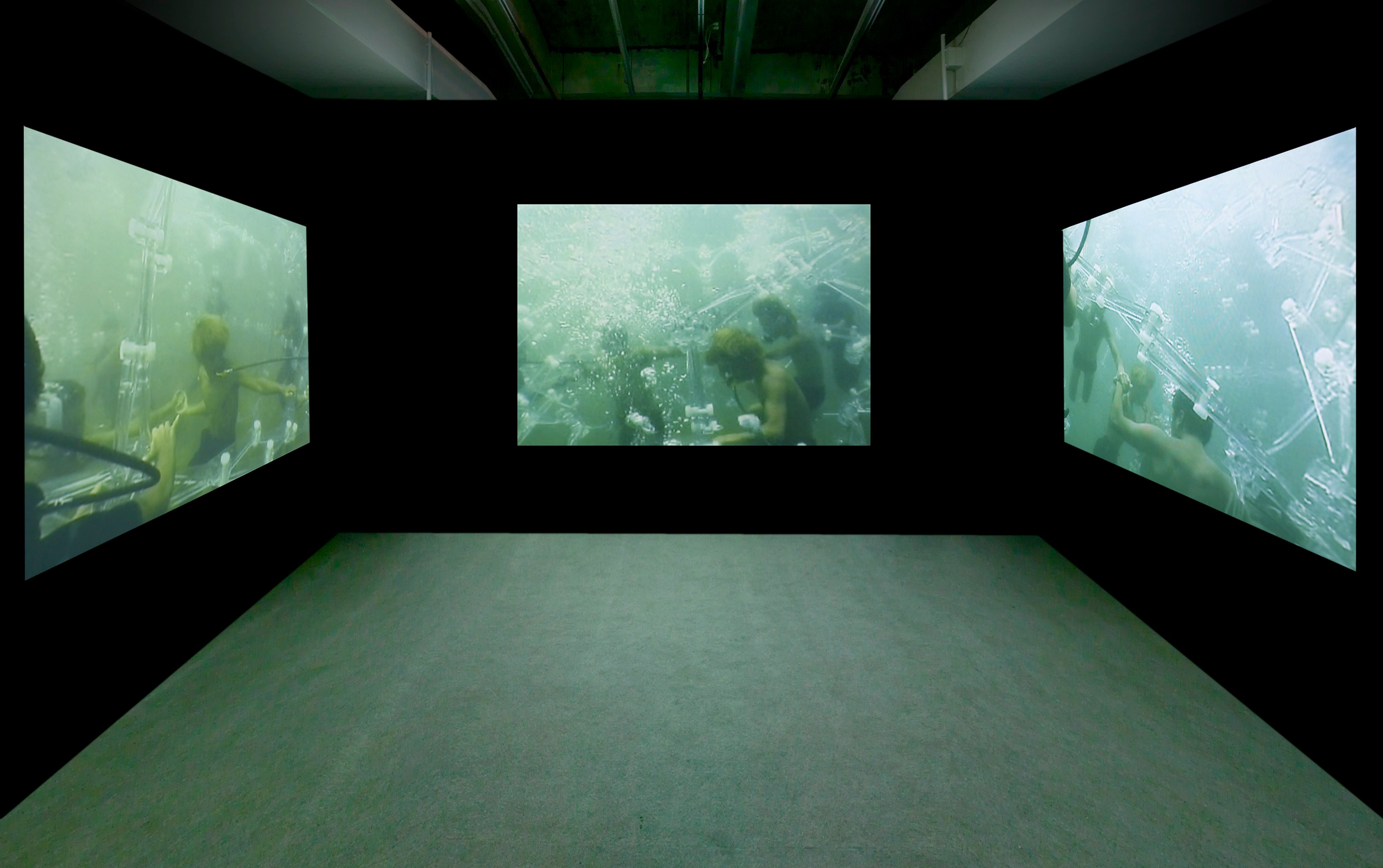 Installation view of Jun Nguyen-Hatsushiba at Lehmann Maupin New York