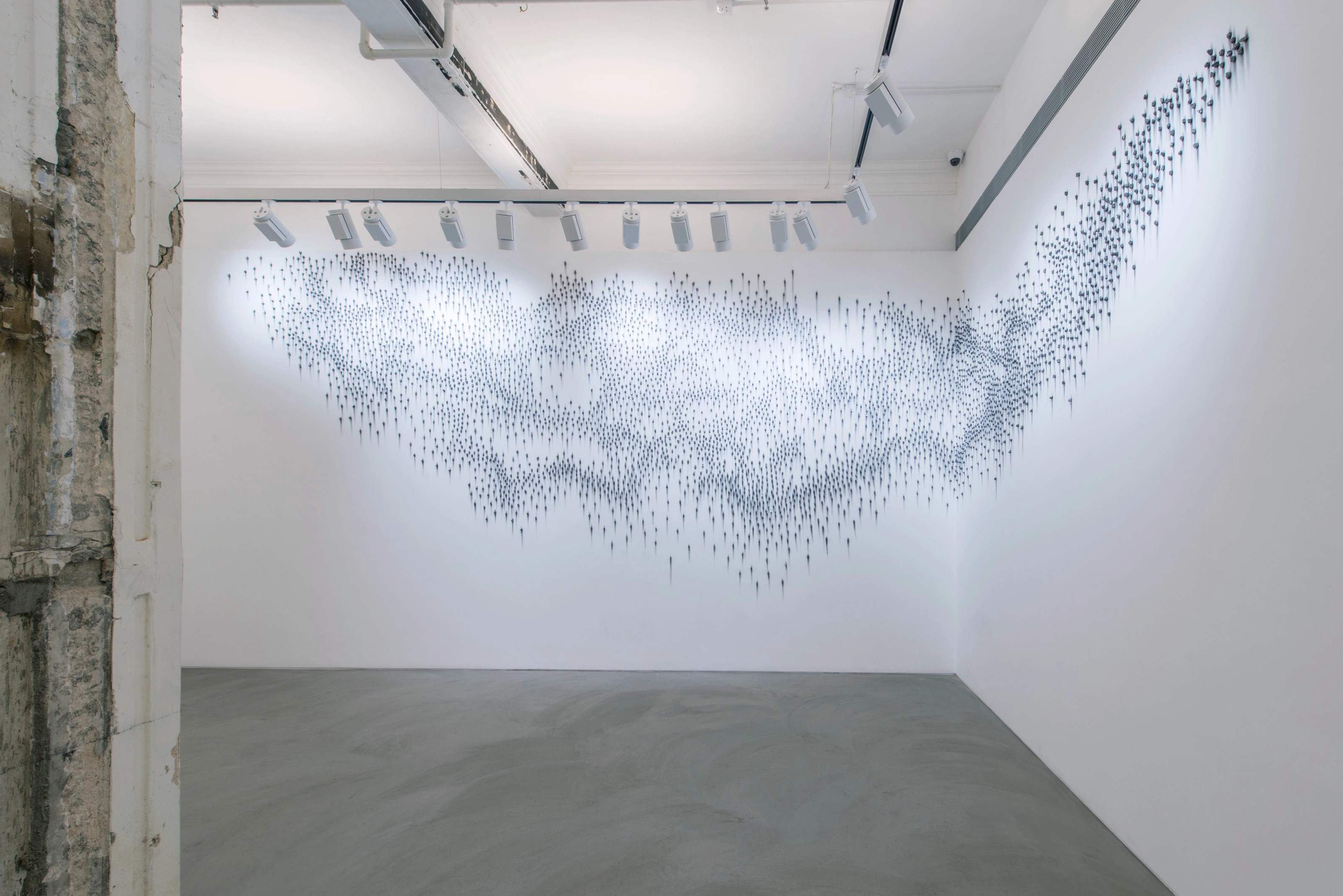 Installation view of Teresita Fernández at Lehmann Maupin Hong Kong