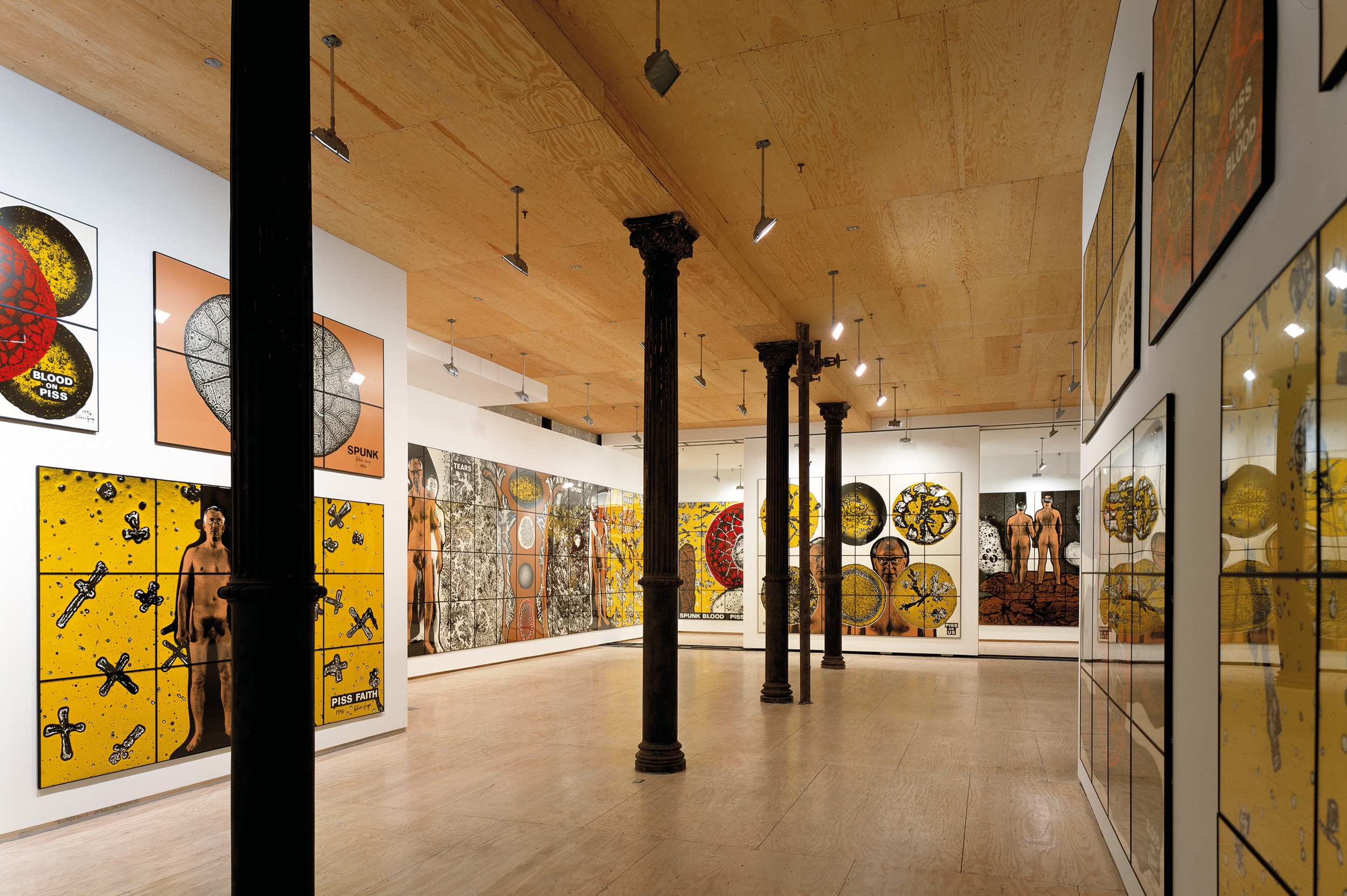 Installation view of The Fundamental Pictures at Lehmann Maupin New York