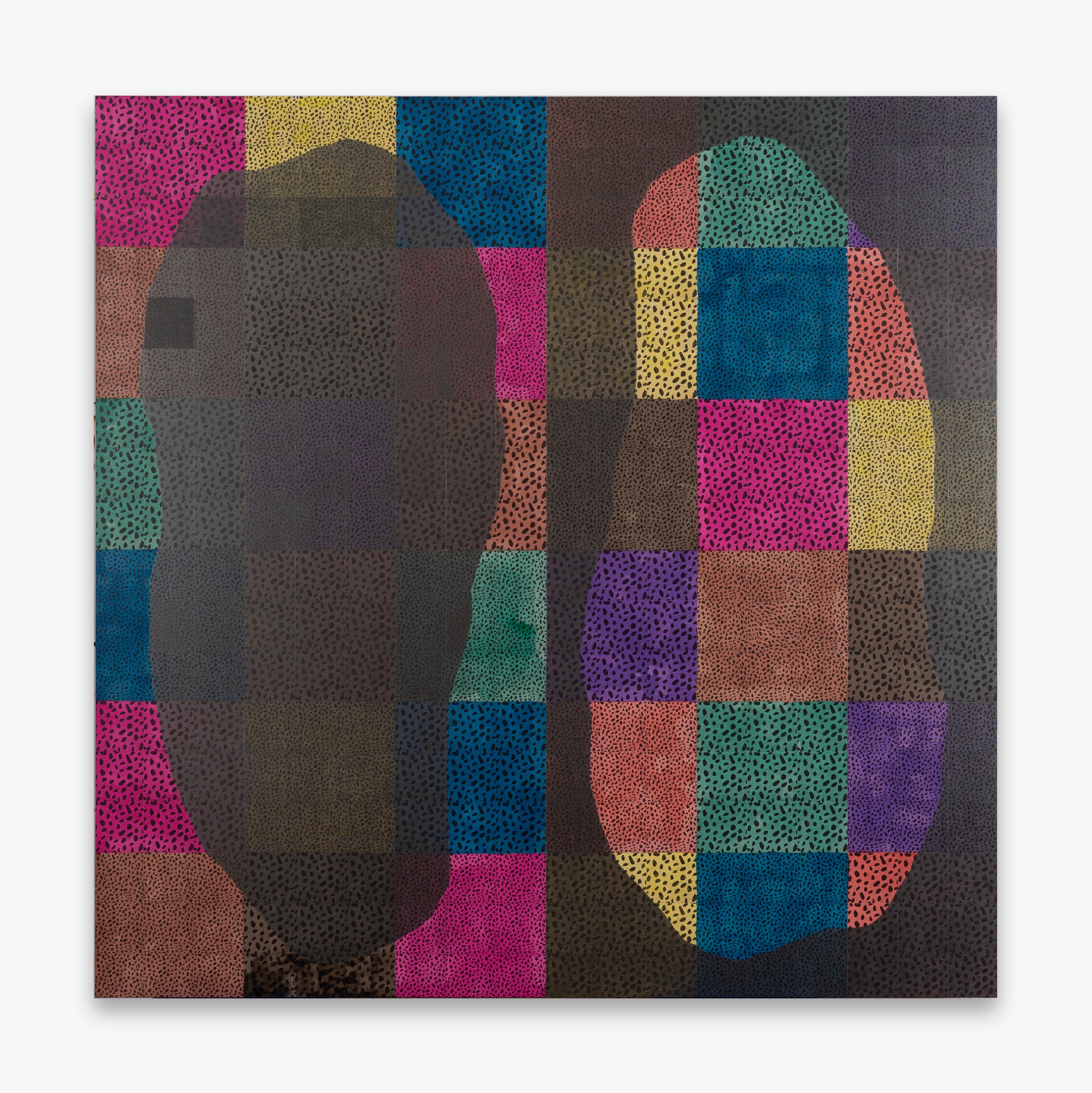 Painting by McArthur Binion
