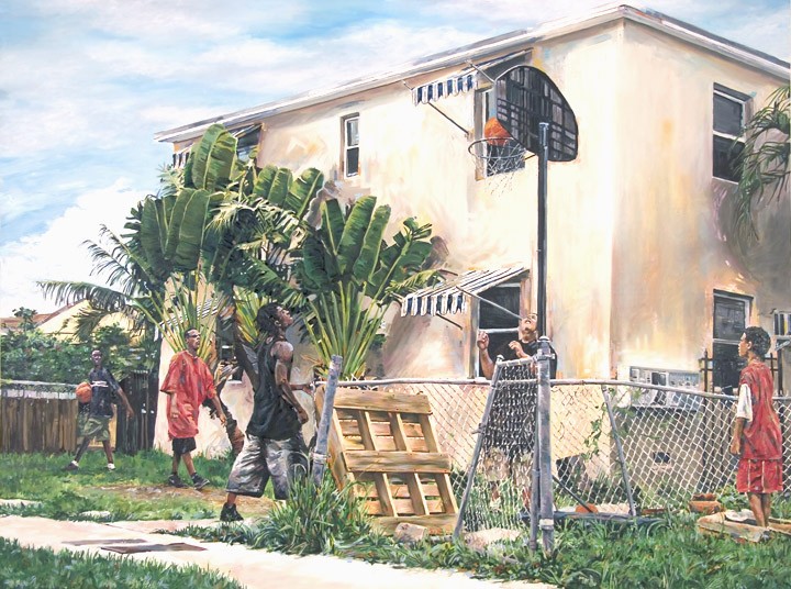 Painting by Michael Vasquez