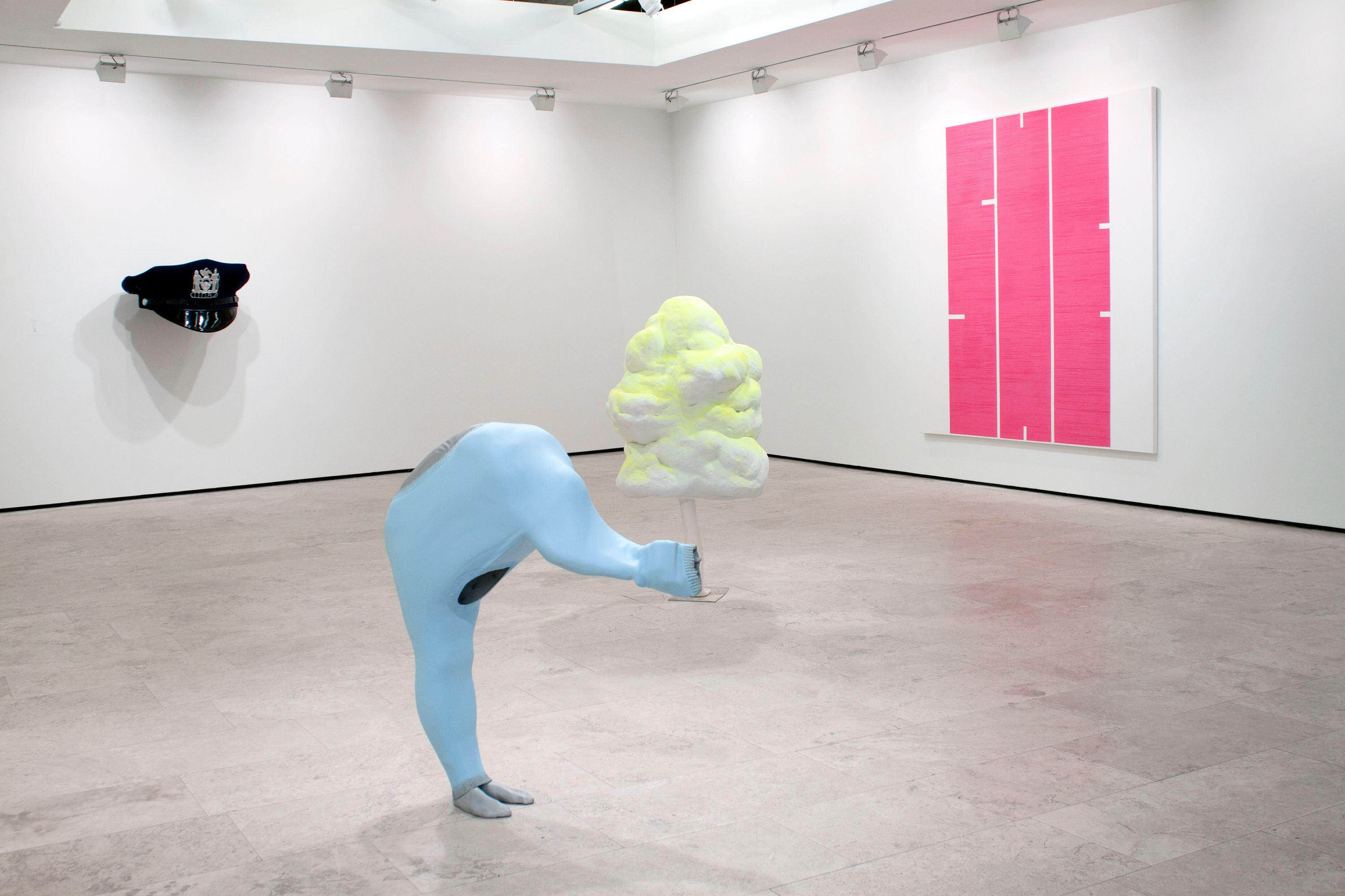 Installation view of gulp at Lehmann Maupin New York