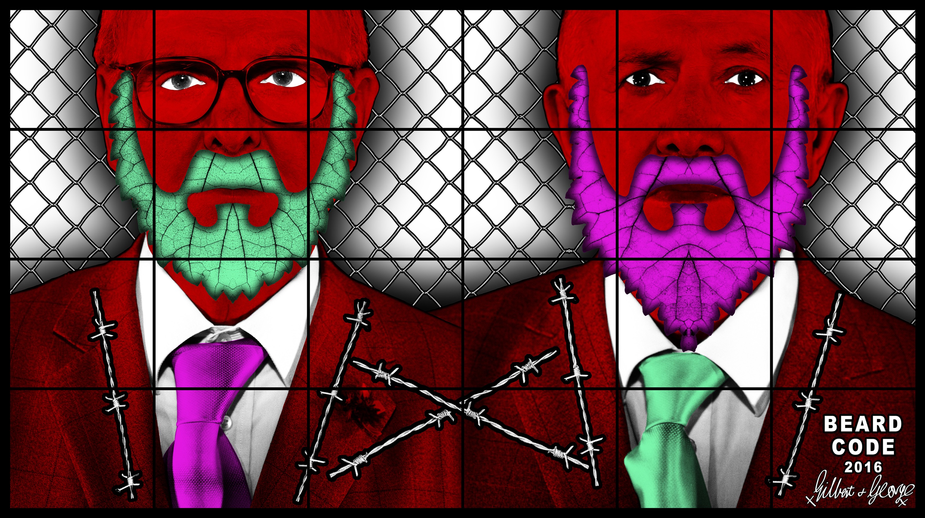 The Beard Pictures by Gilbert & George
