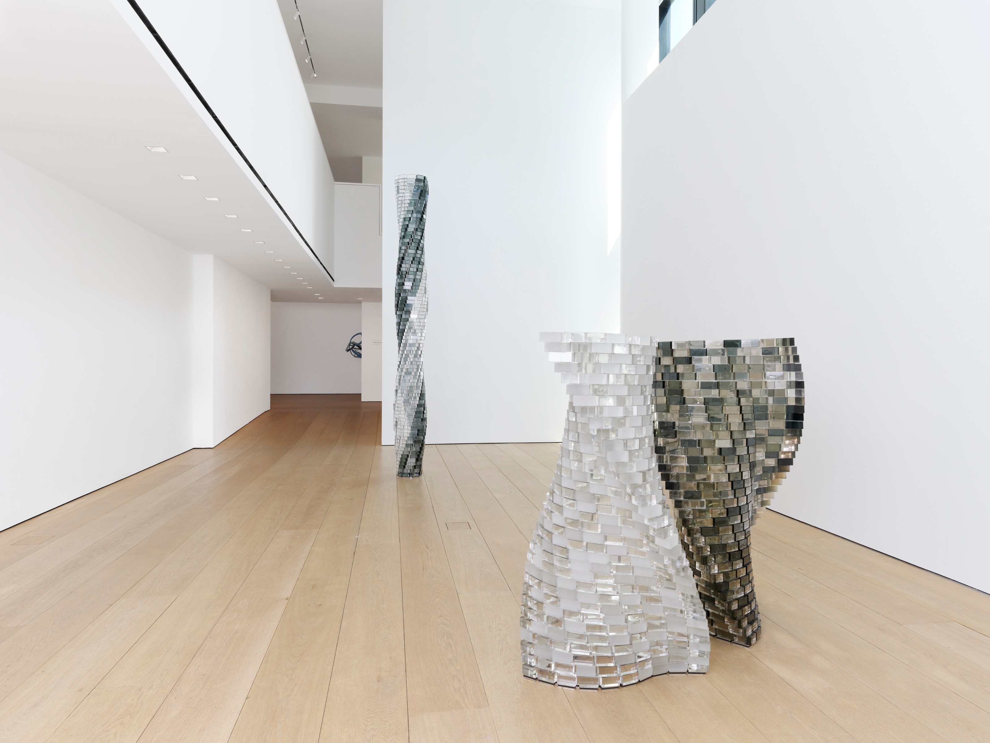 Installation view of Shirazeh Houshiary at Lehmann Maupin New York