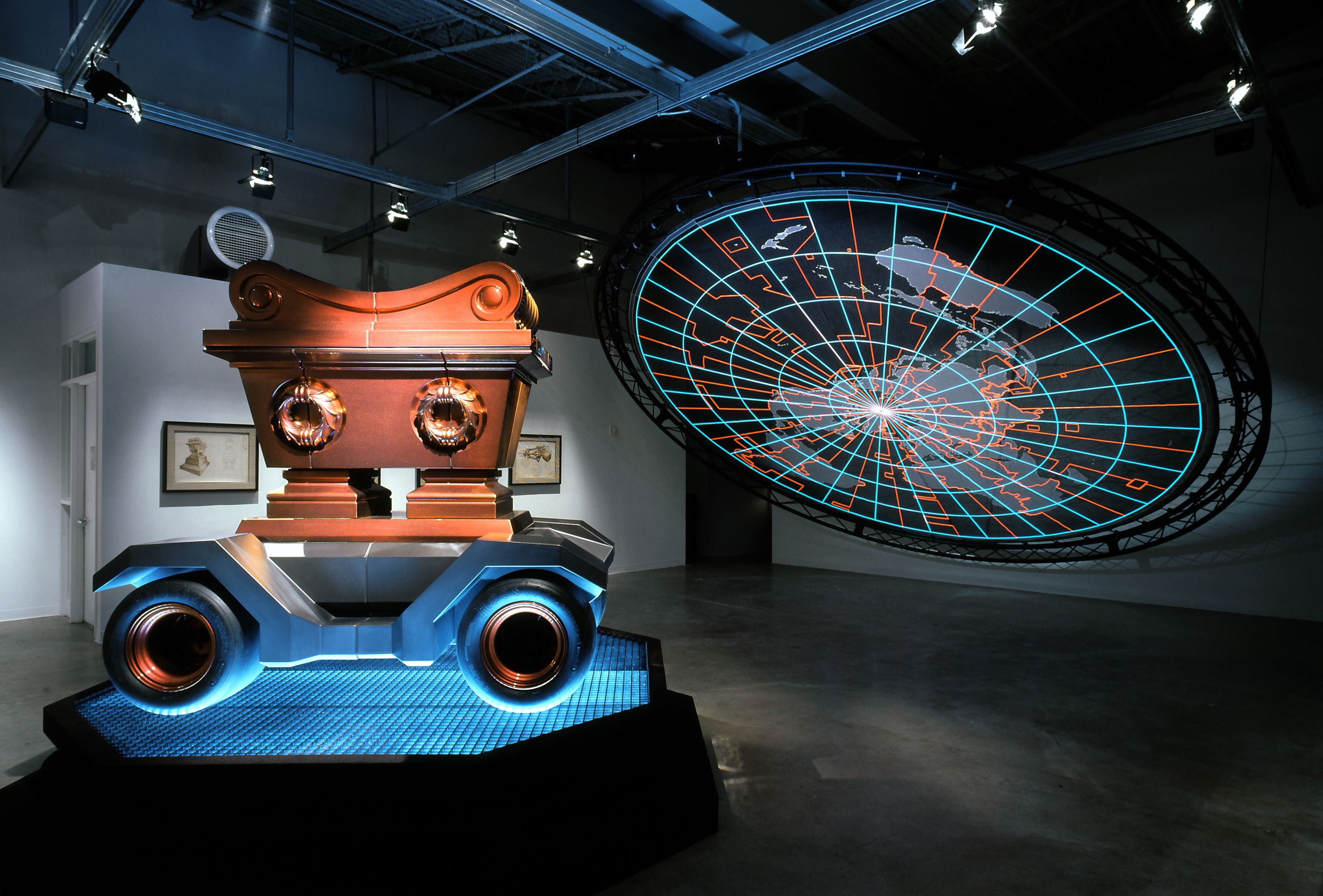 Installation view of Time Trial at Museum of Contemporary Art