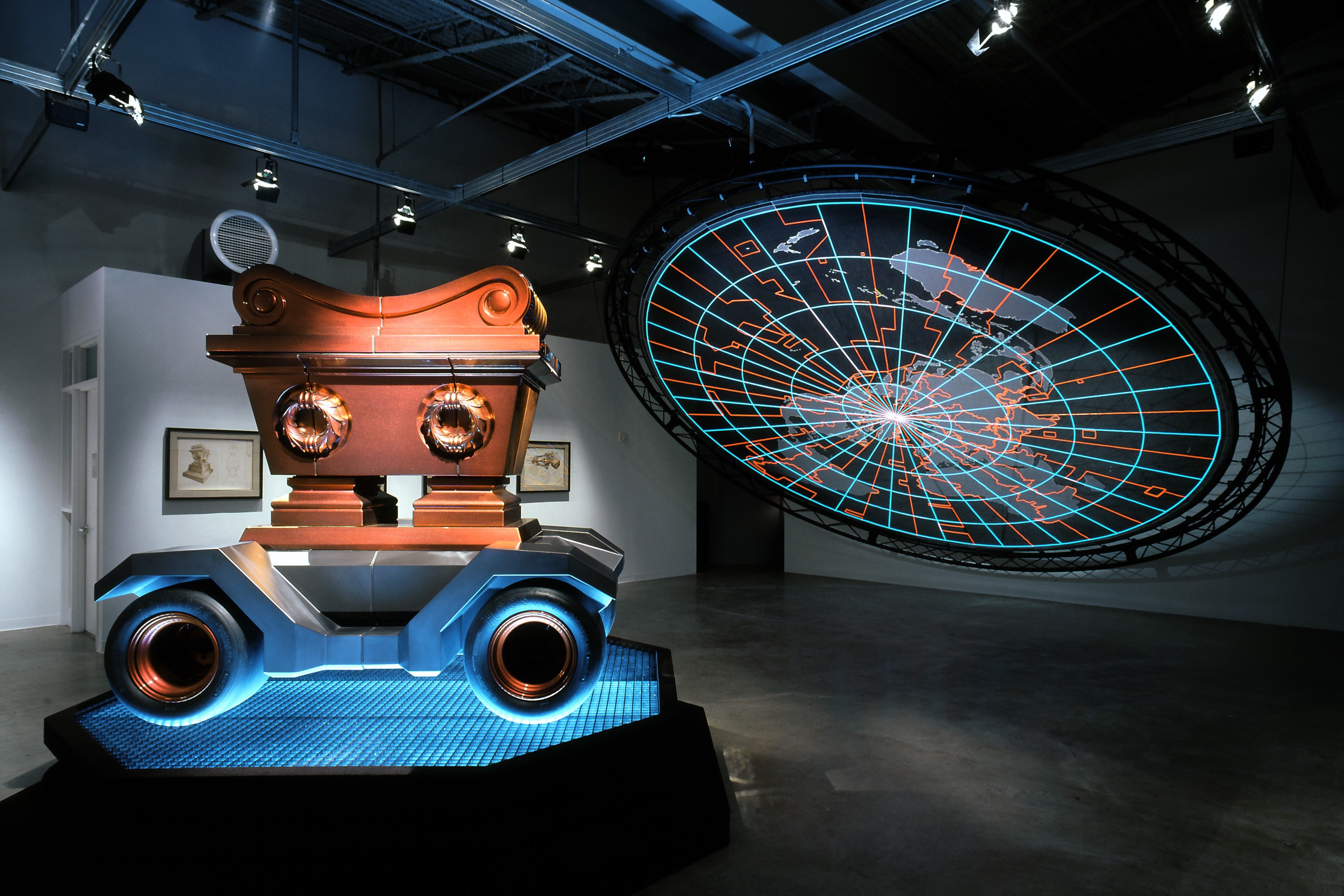 Installation view of Time Trial at Museum of Contemporary Art