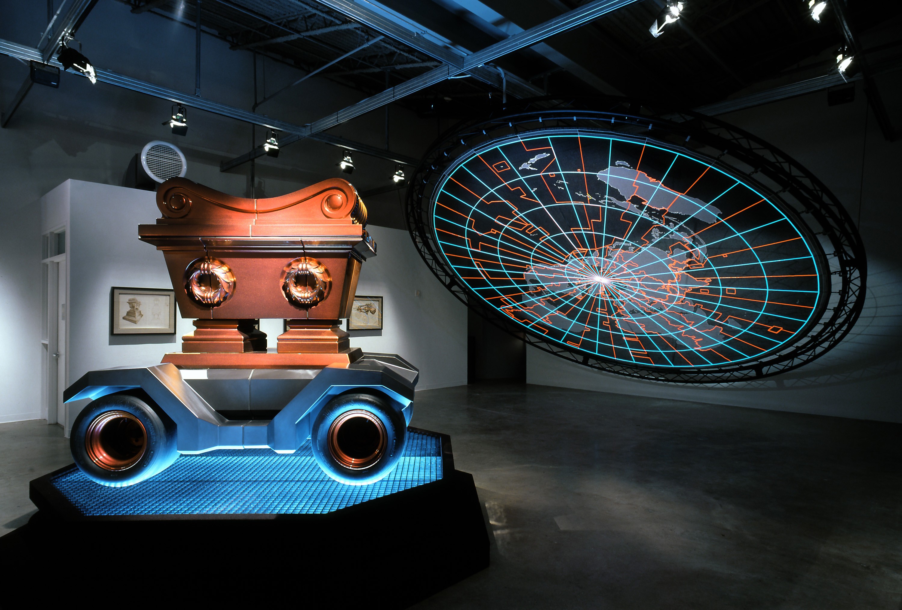 Installation view of Time Trial at Museum of Contemporary Art