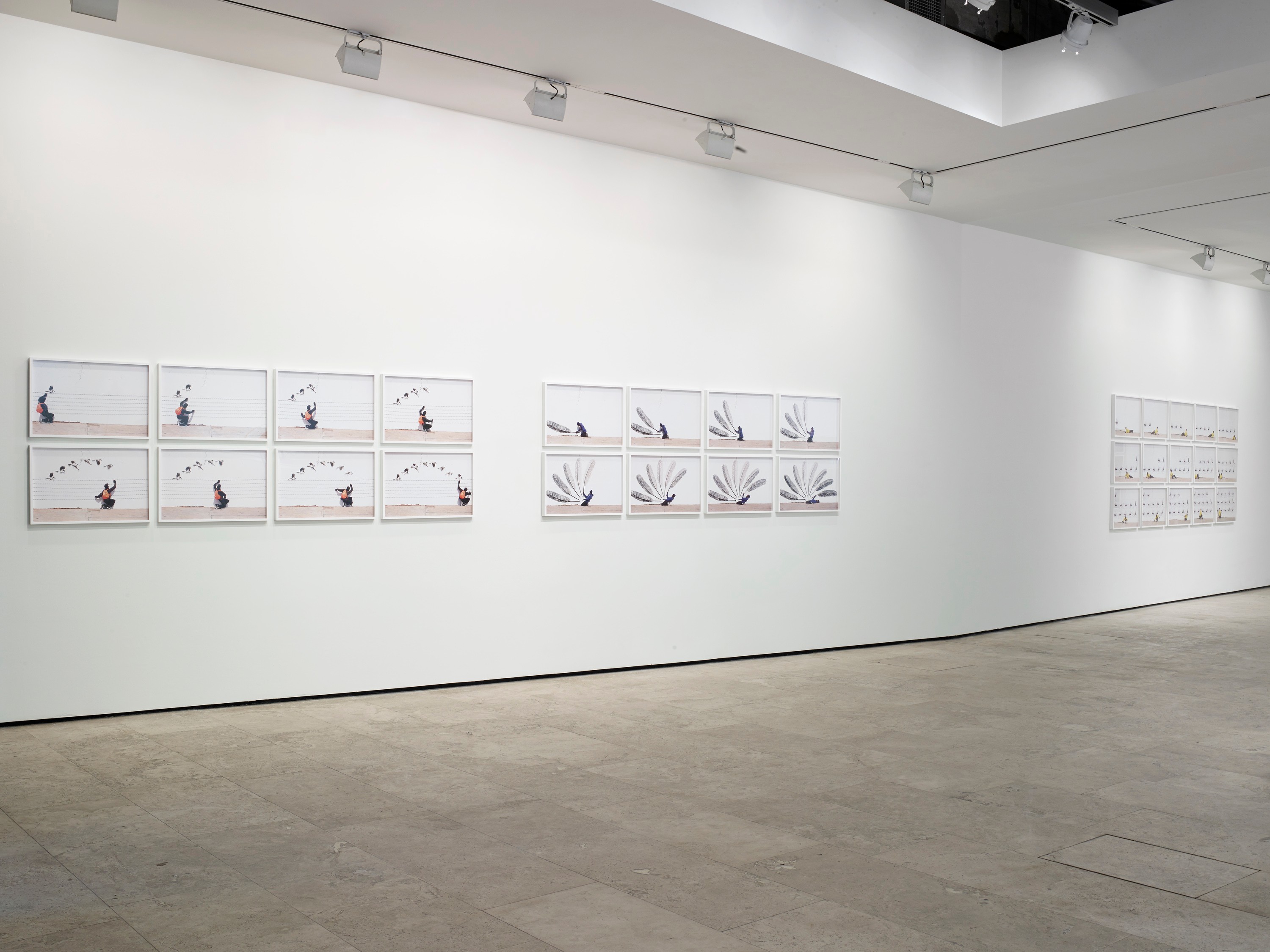 Installation view of Take Your Mind Off The Street at Lehmann Maupin New York