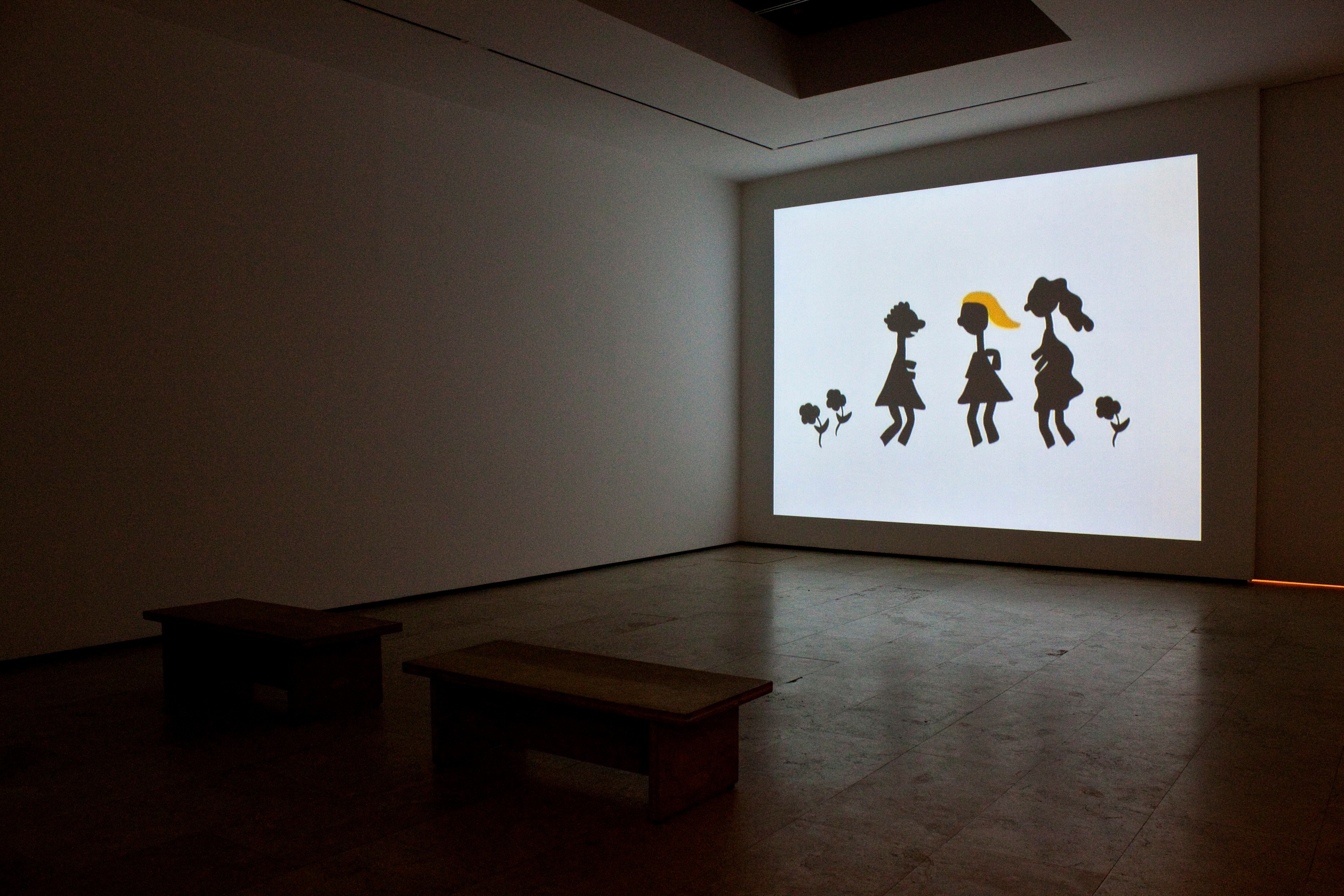 Installation view of On Shuffle at Lehmann Maupin New York