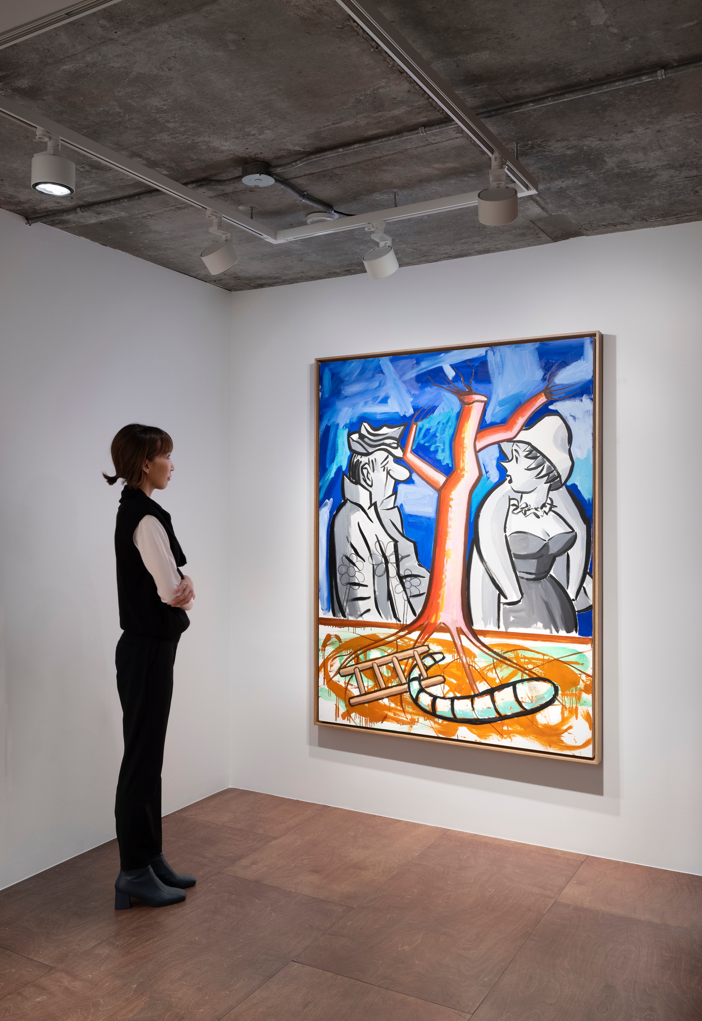 Installation view of David Salle at Lehmann Maupin Seoul