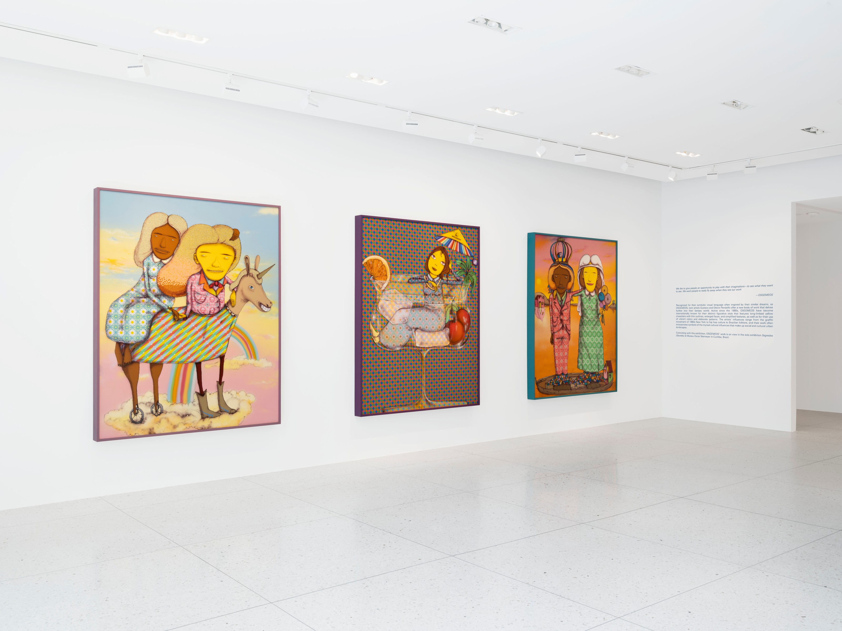 Installation view of OSGEMEOS at Lehmann Maupin Palm Beach