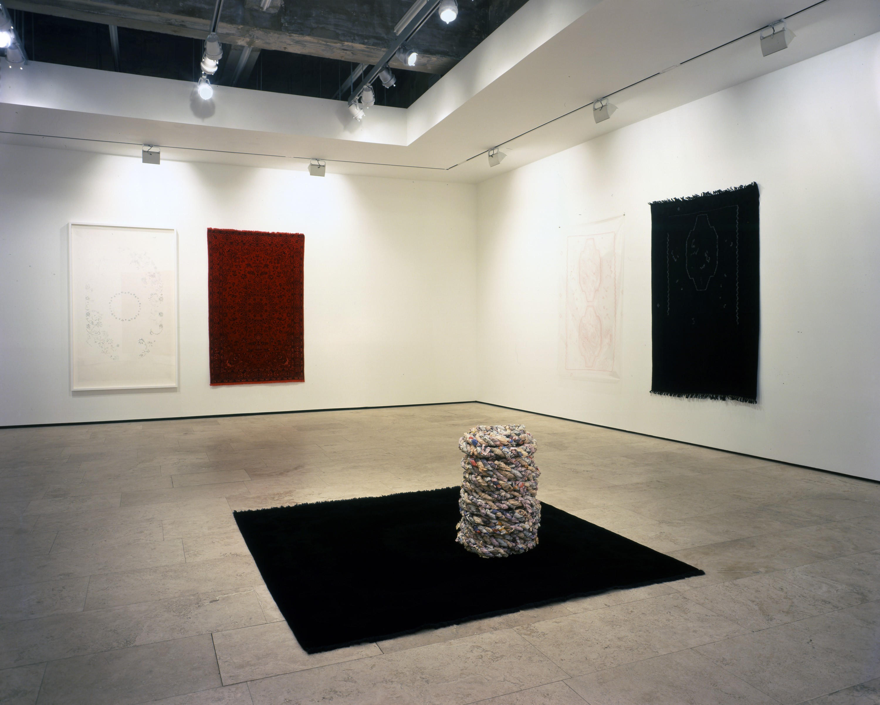 Installation view of Stefano Arienti at Lehmann Maupin New York