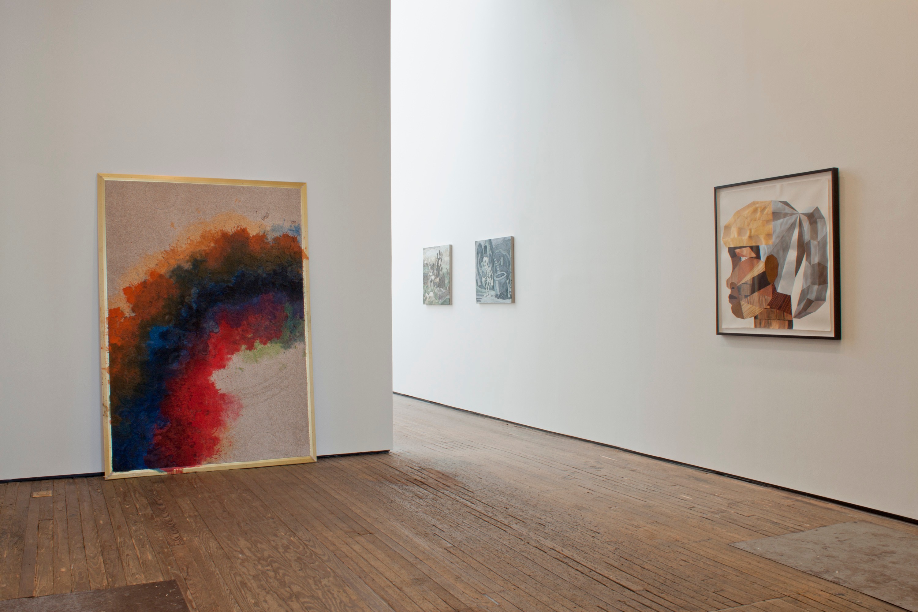 Installation view of Friends with Benefits at Lehmann Maupin New York