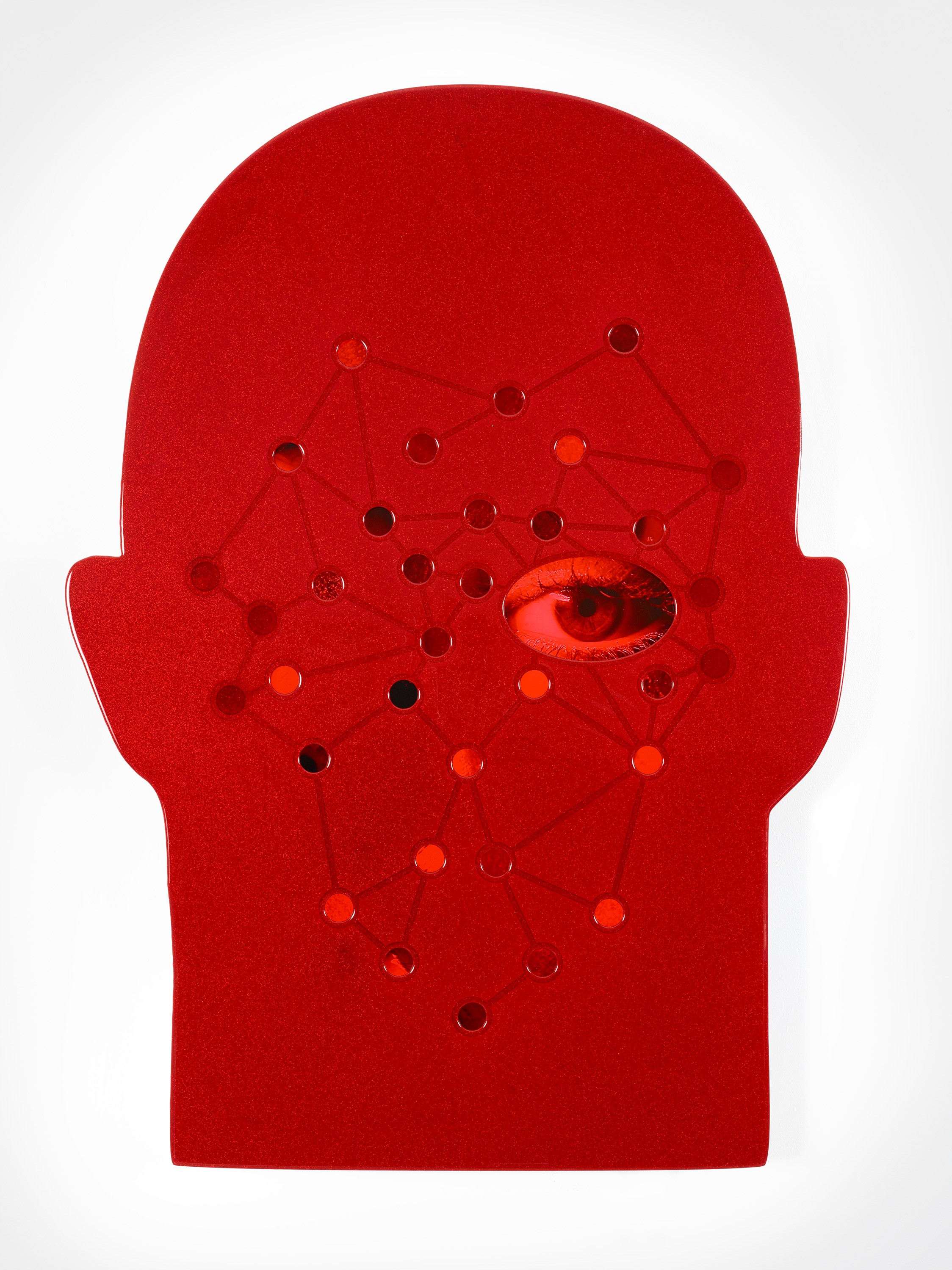 Sculpture & Video Panel by Tony Oursler