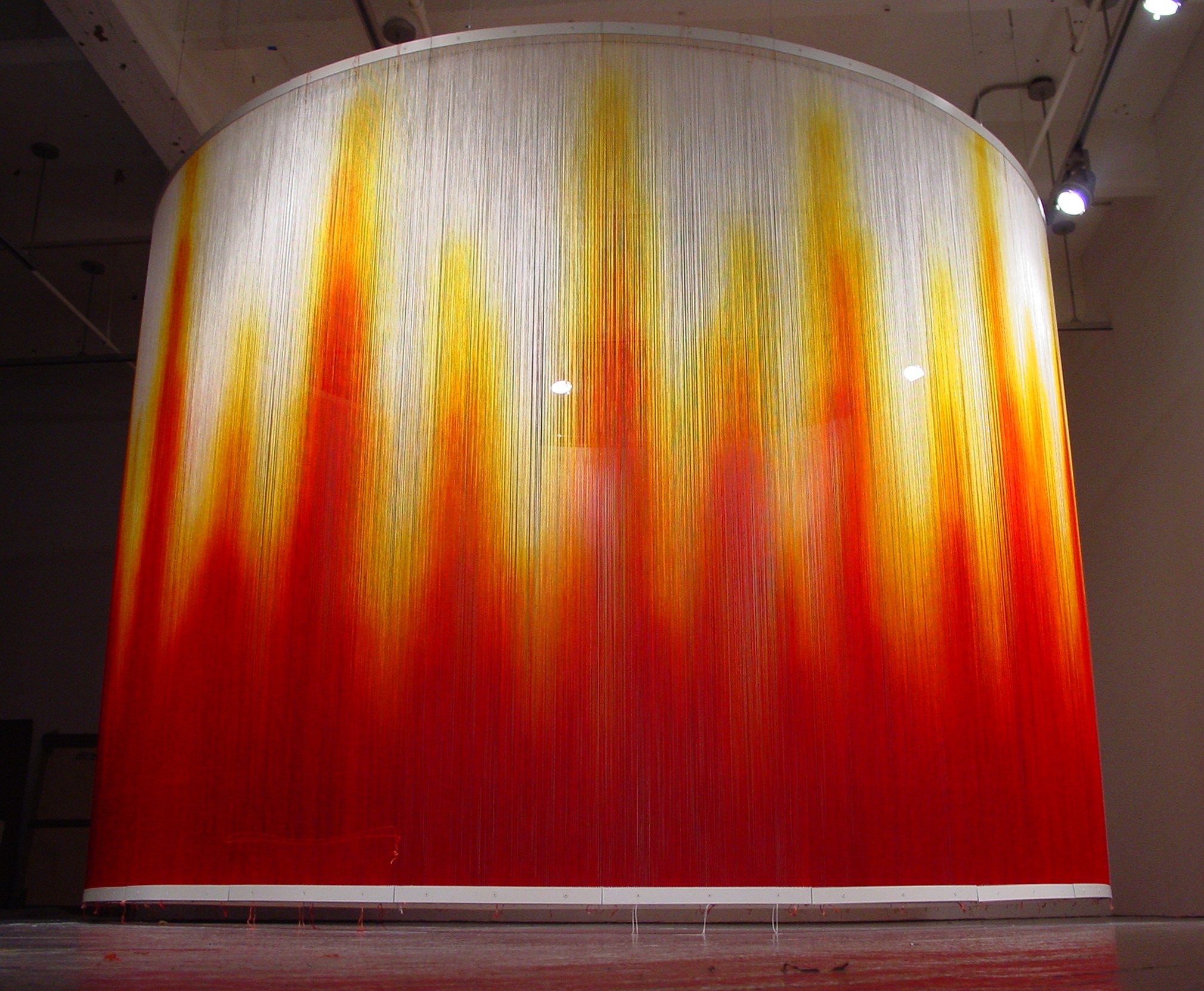 Installation of Fire by Teresita Fernández