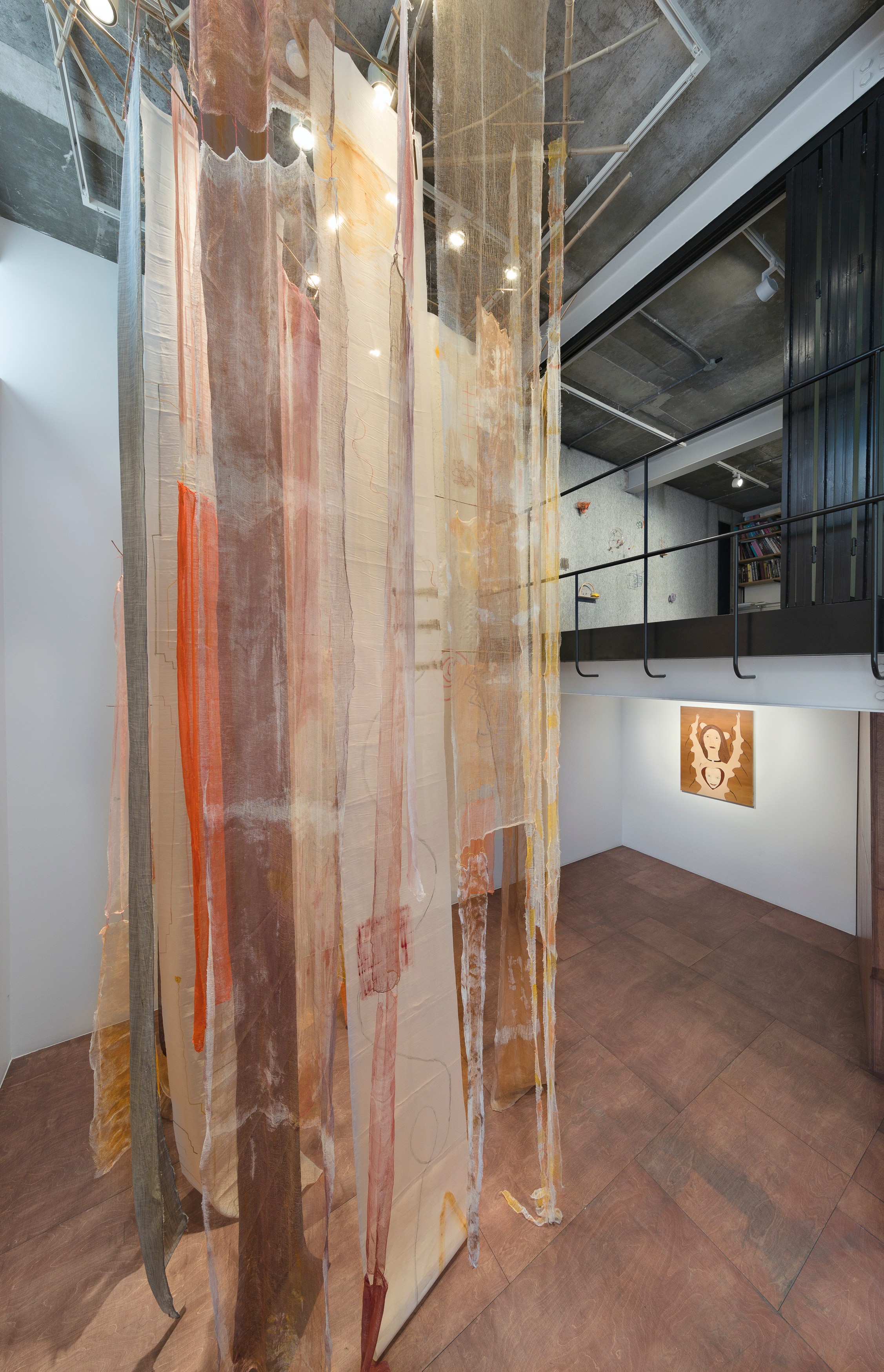 Installation view of Cecilia Vicuña at Lehmann Maupin Seoul