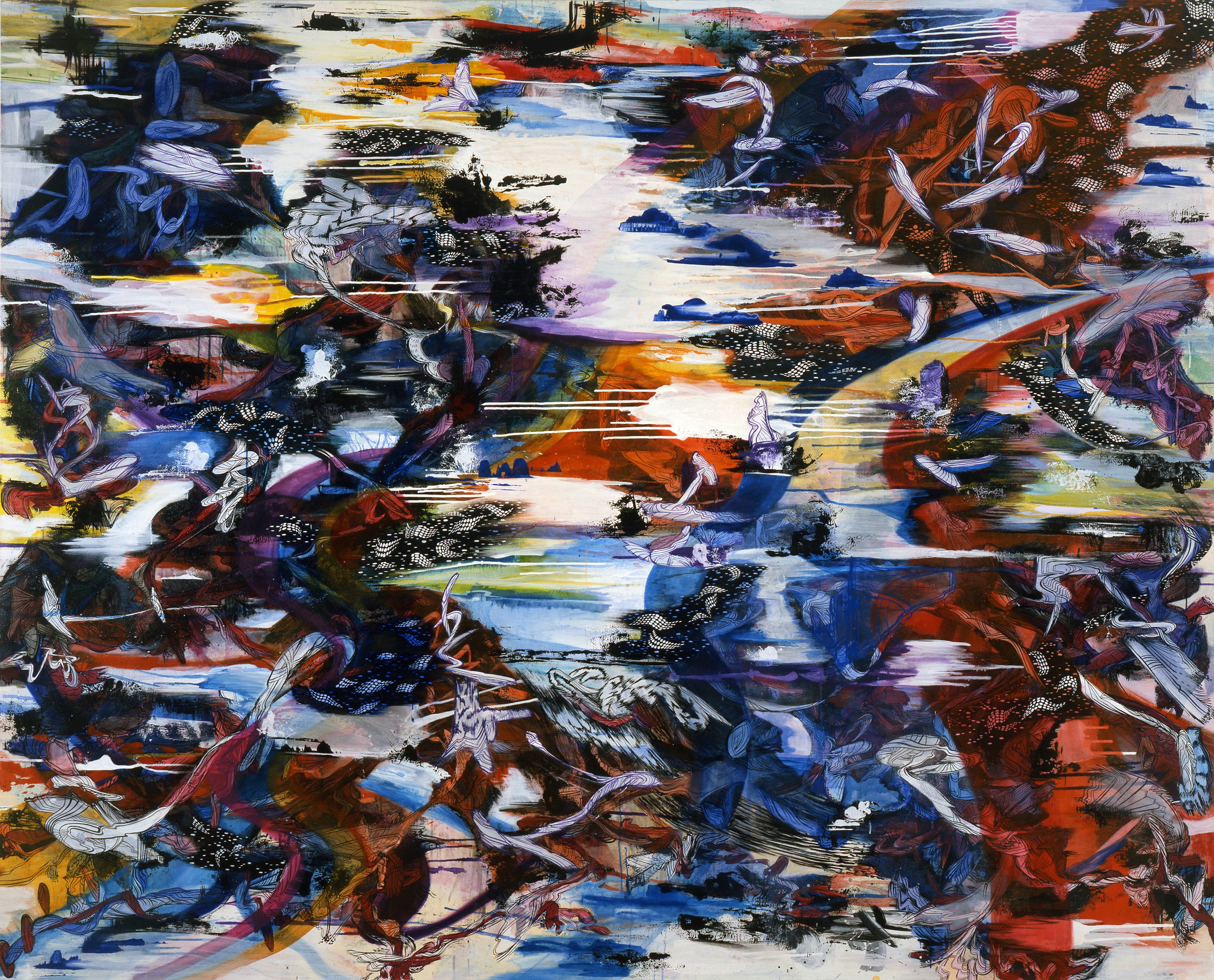 Painting by Suling Wang