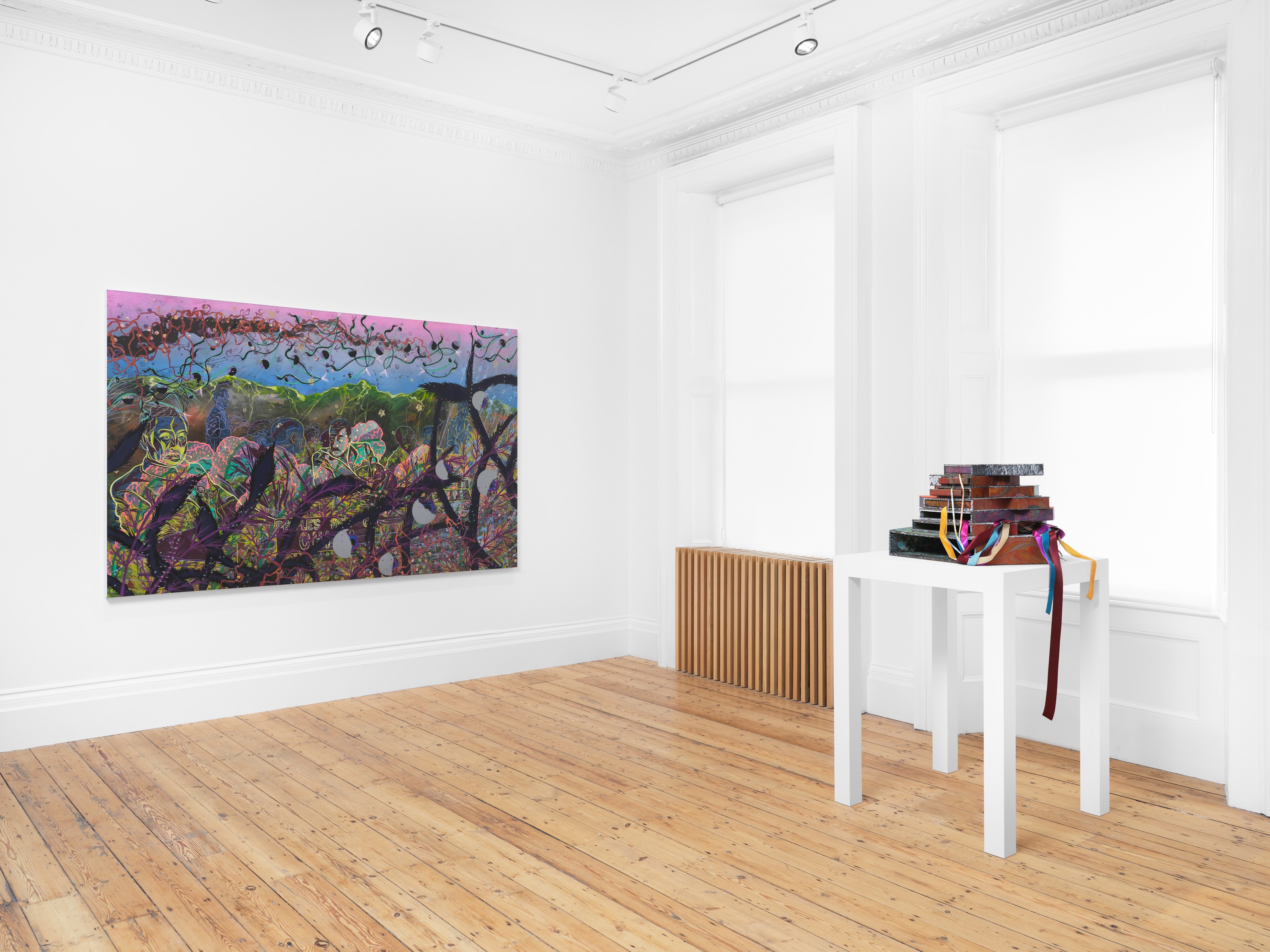 Installation view of Tammy Nguyen at Lehmann Maupin London