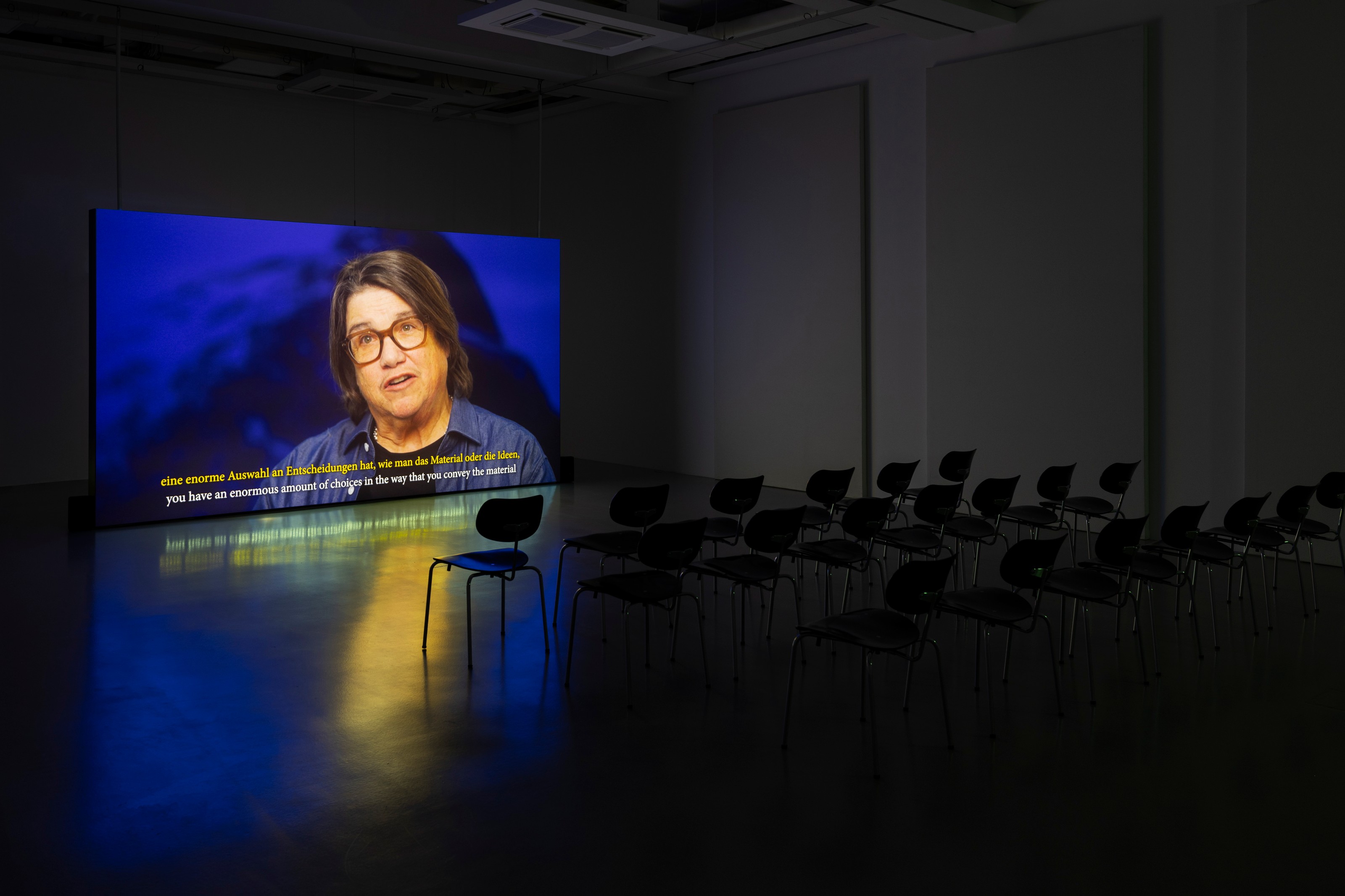Installation view of The Pause That Dreams Against Erasure at The Fridericianum