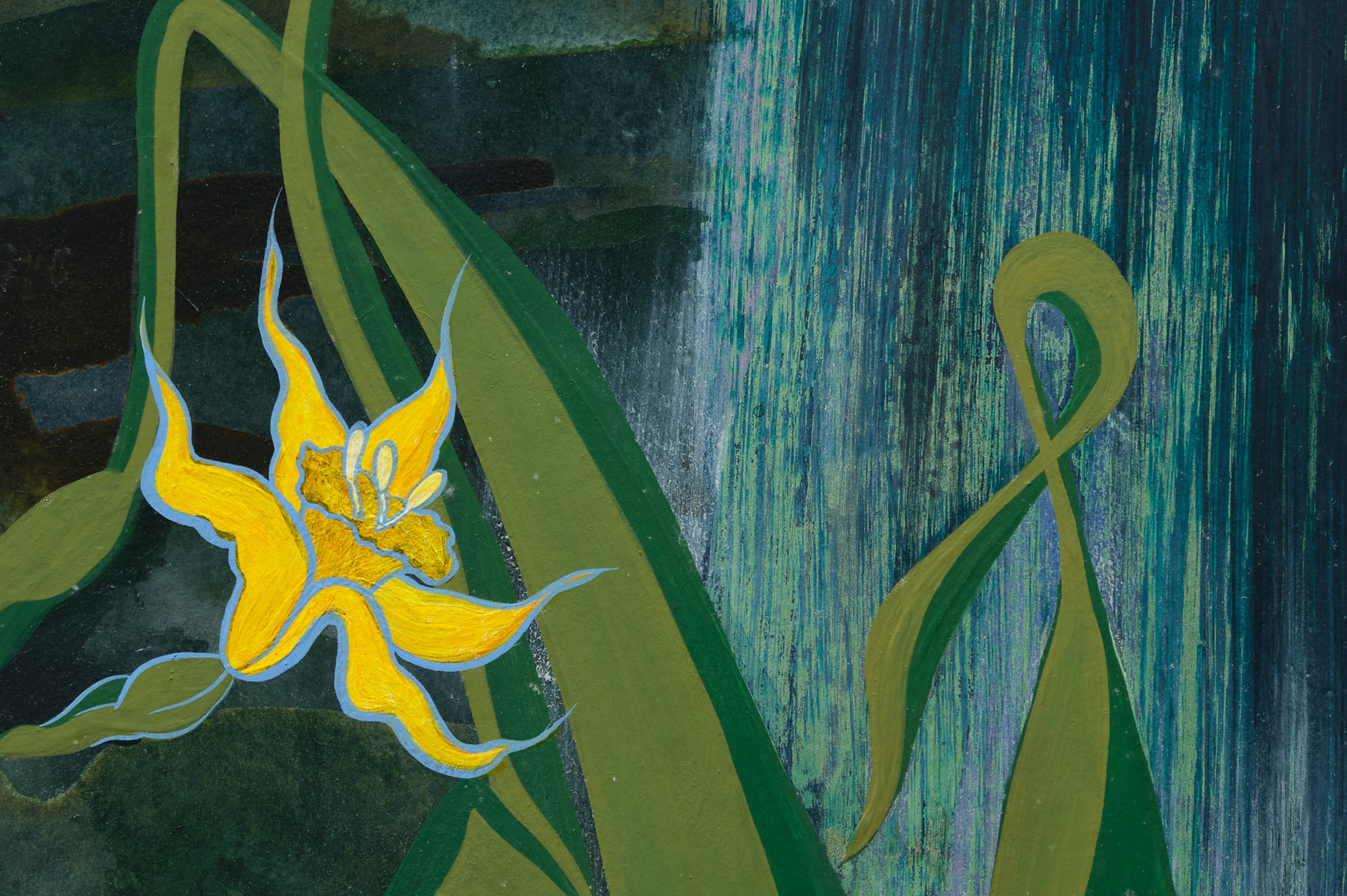Detail of painting by Tammy Nguyen